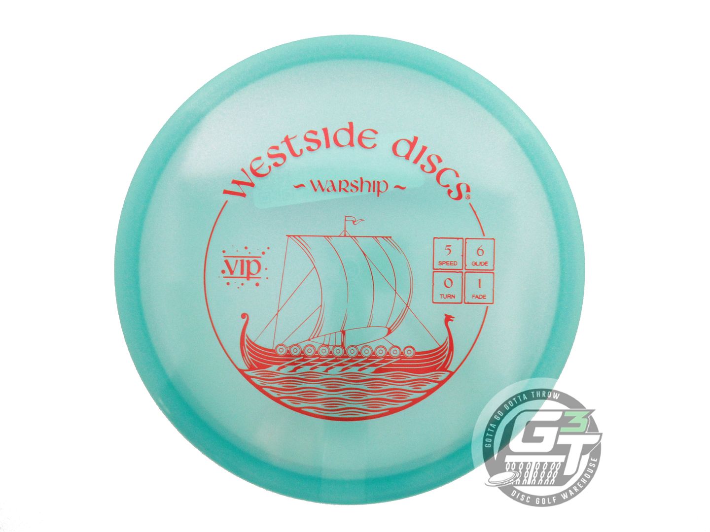 Westside Glimmer VIP Warship Midrange Golf Disc (Individually Listed)