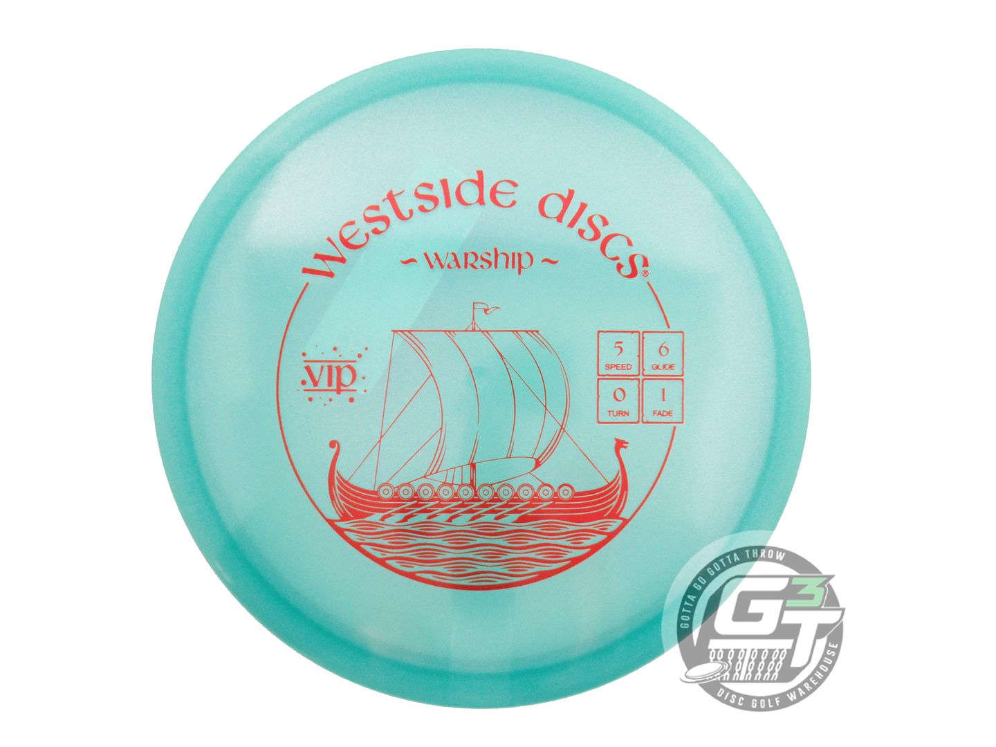 Westside Glimmer VIP Warship Midrange Golf Disc (Individually Listed)