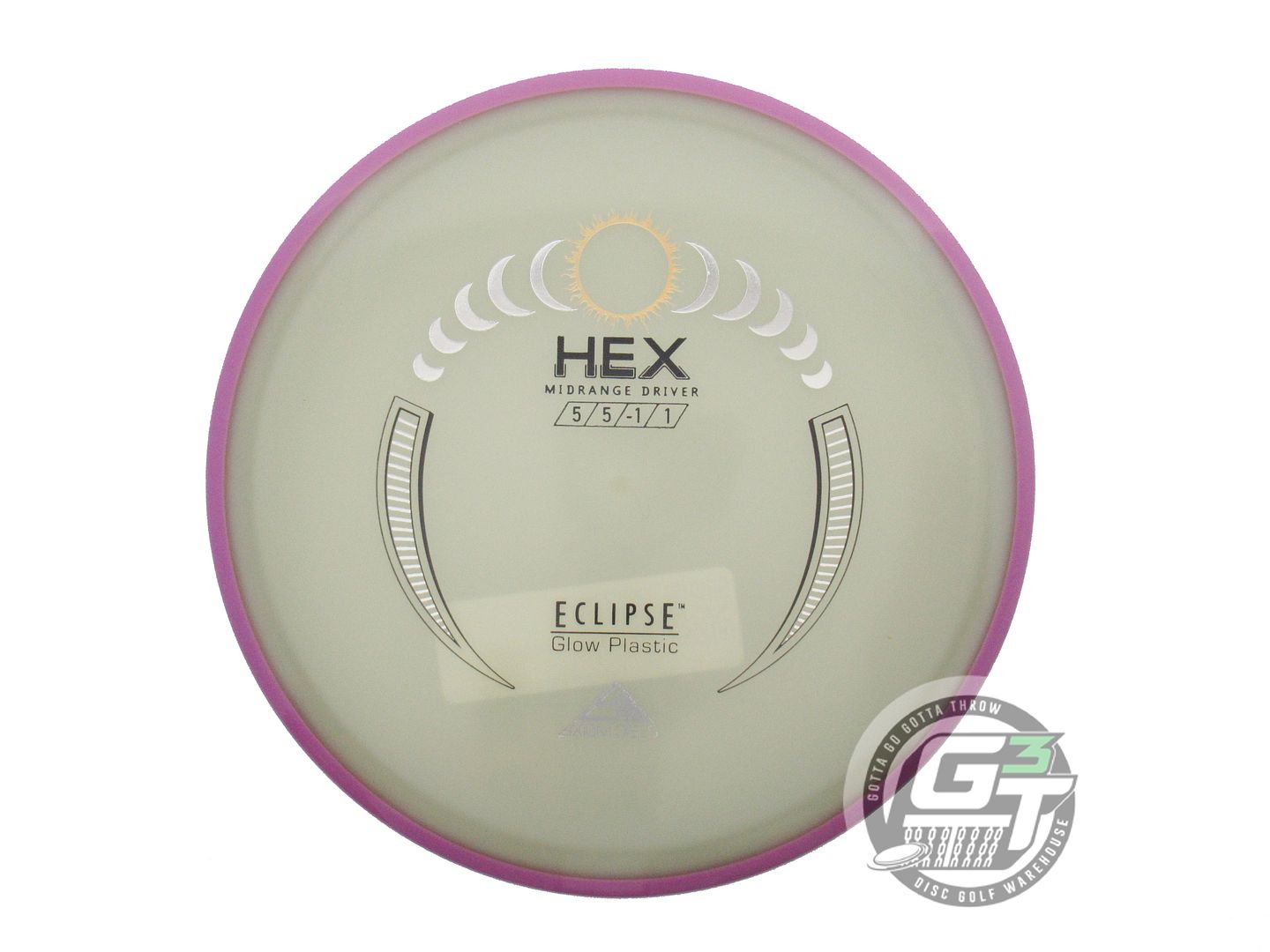 Axiom Eclipse 2.0 Glow Proton Hex Midrange Golf Disc (Individually Listed)