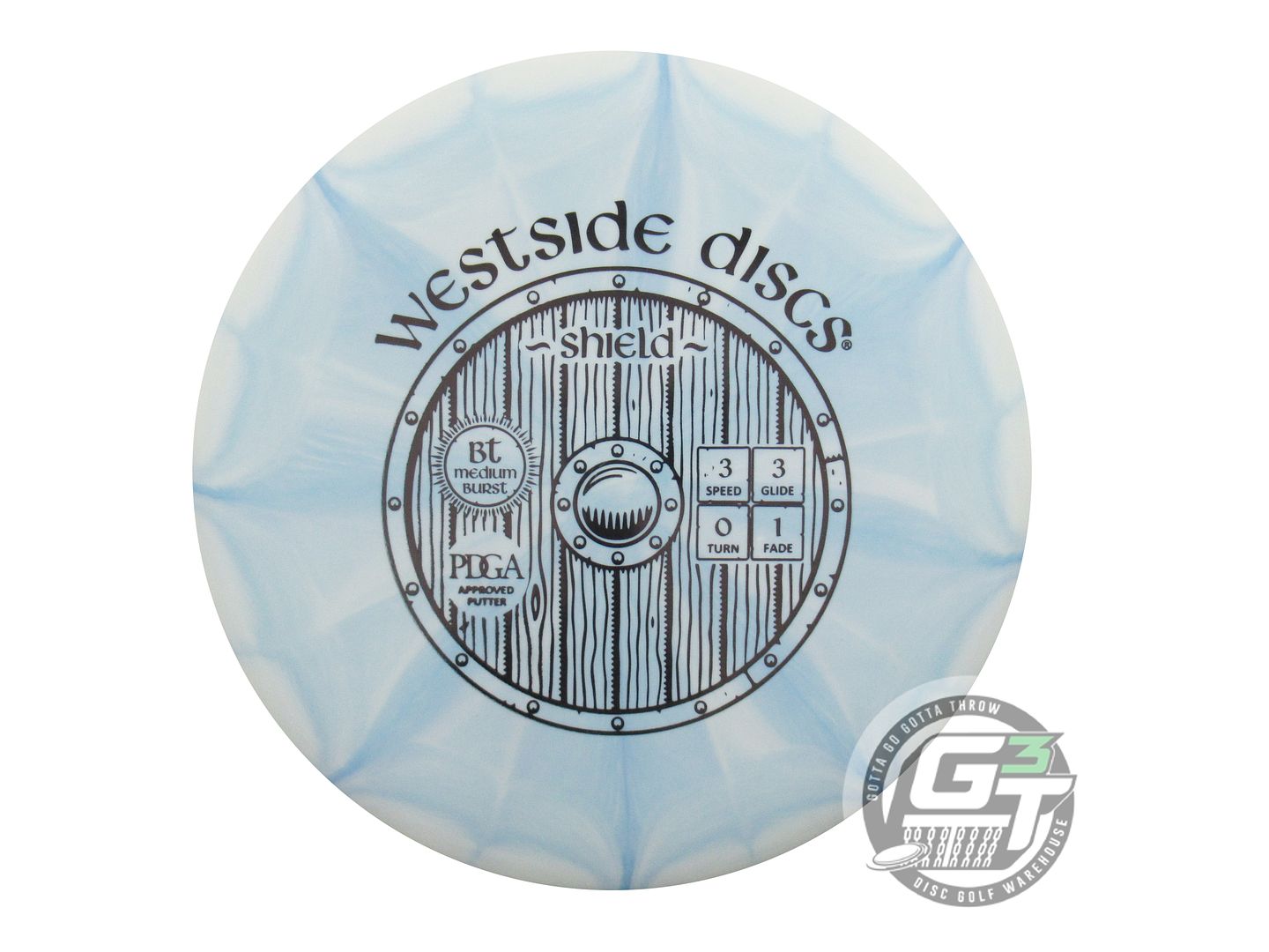Westside BT Medium Burst Shield Putter Golf Disc (Individually Listed)