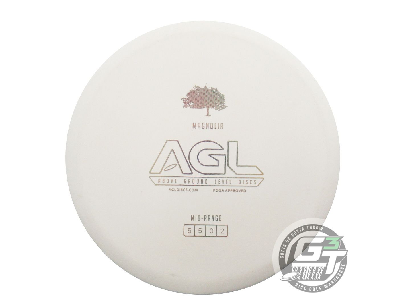 Above Ground Level Woodland Magnolia Midrange Golf Disc (Individually Listed)