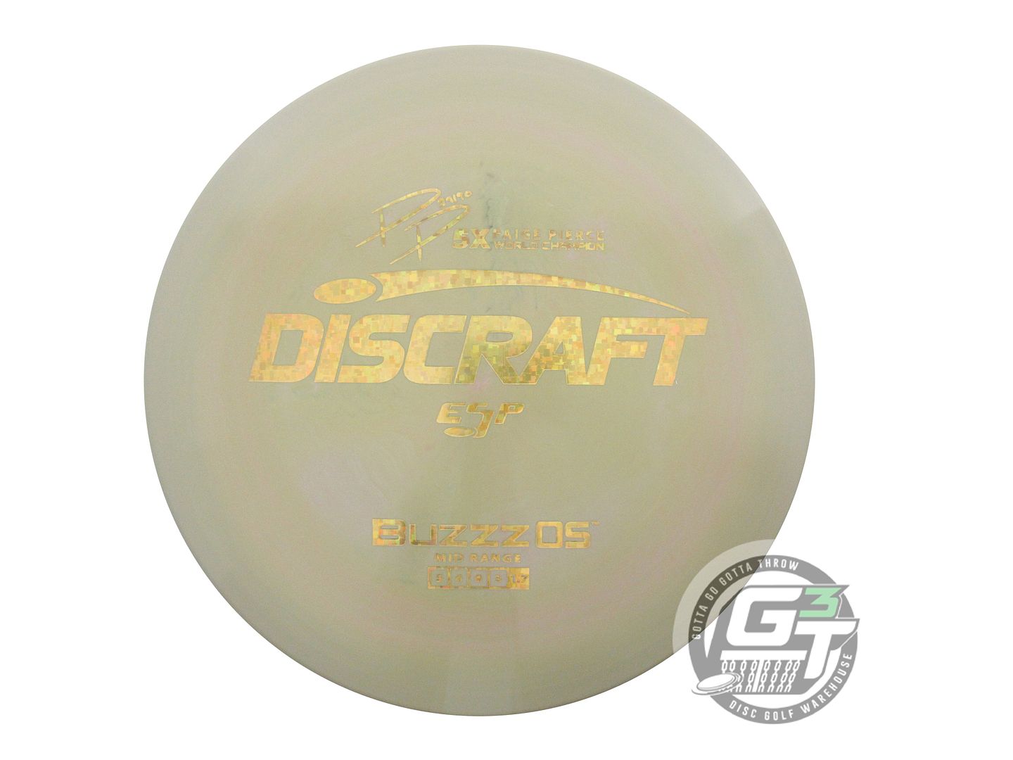 Discraft ESP Buzzz OS [Paige Pierce 5X] Midrange Golf Disc (Individually Listed)