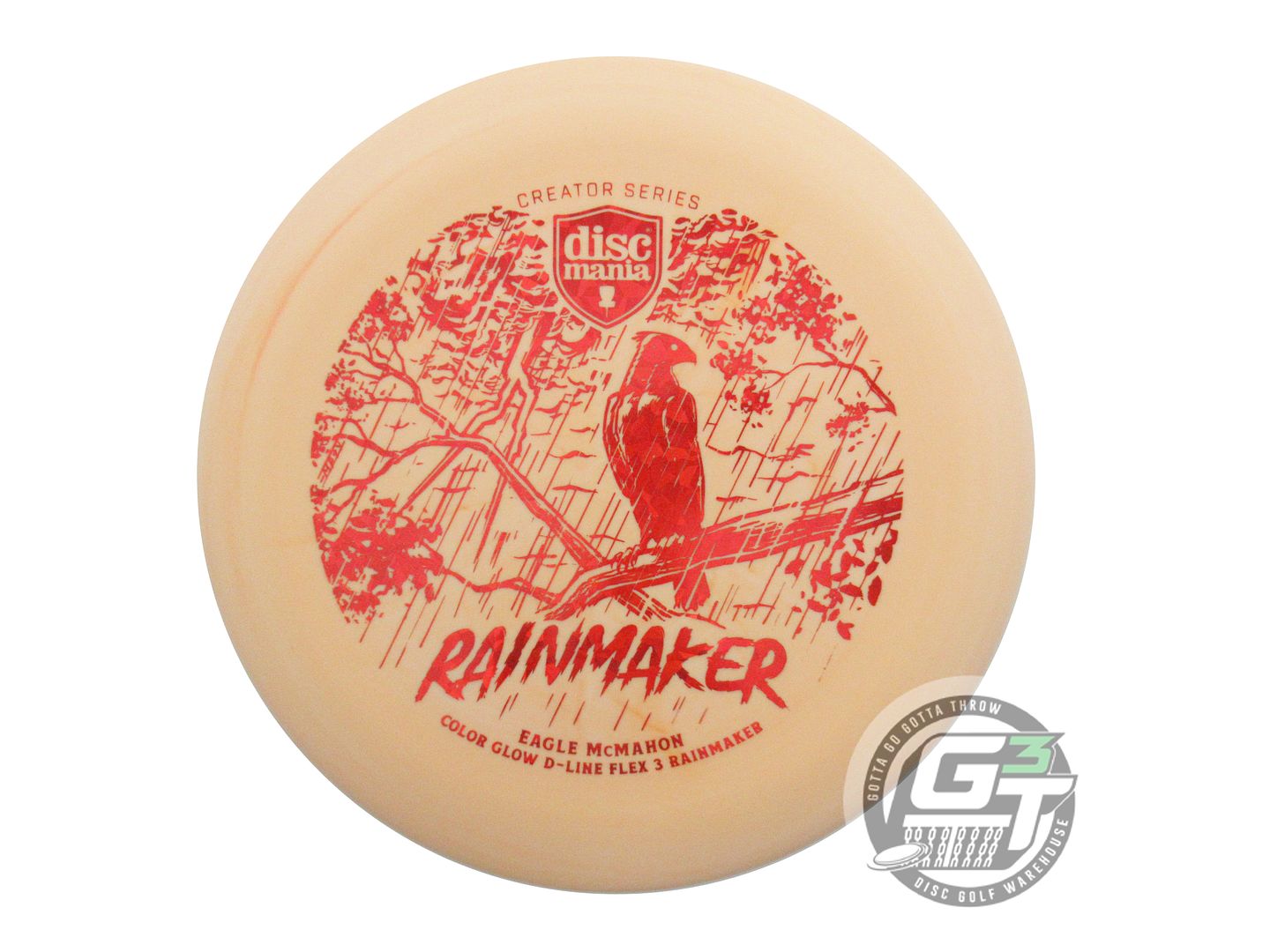 Discmania 2023 Creator Series Eagle McMahon Color Glow D-Line Flex 3 Rainmaker Putter Golf Disc (Individually Listed)