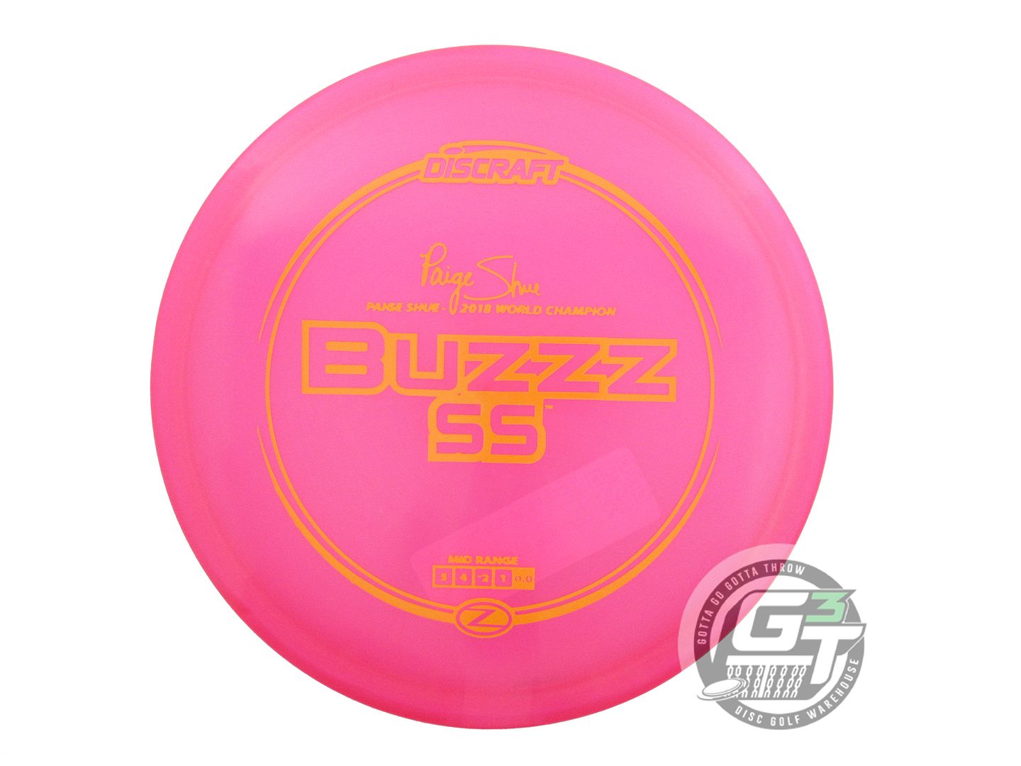 Discraft Elite Z Buzzz SS [Paige Shue 1X] Midrange Golf Disc (Individually Listed)