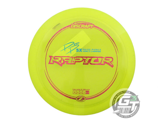 Discraft Elite Z Raptor [Paige Pierce 5X] Distance Driver Golf Disc (Individually Listed)