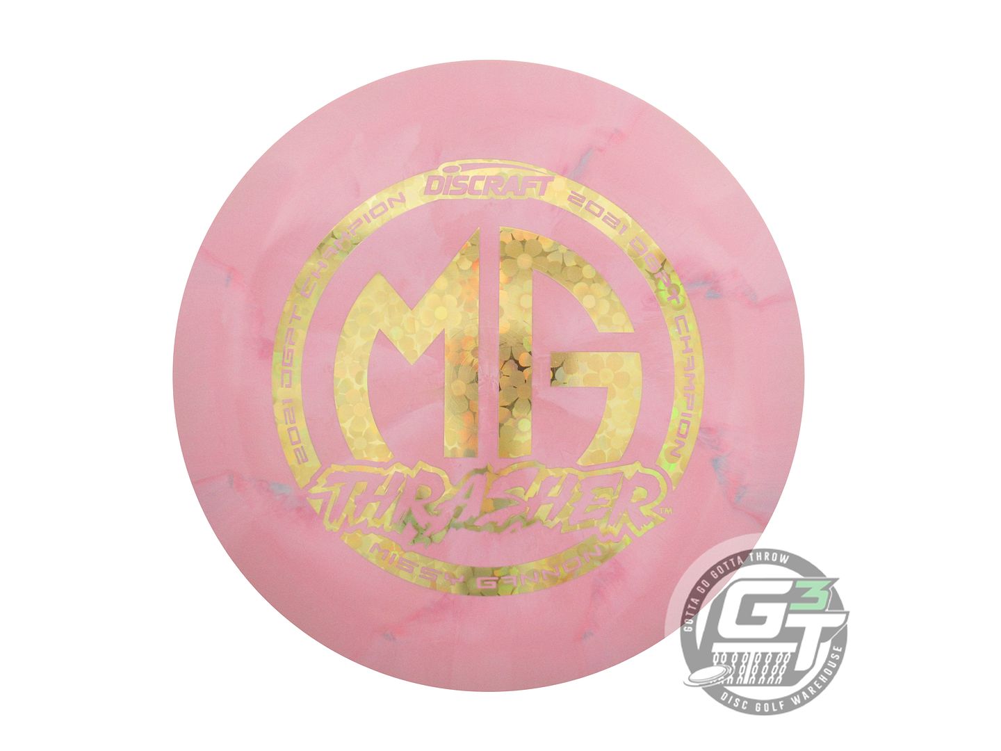 Discraft Limited Edition 2021 Tour Series Missy Gannon Swirly ESP Thrasher Distance Driver Golf Disc (Individually Listed)