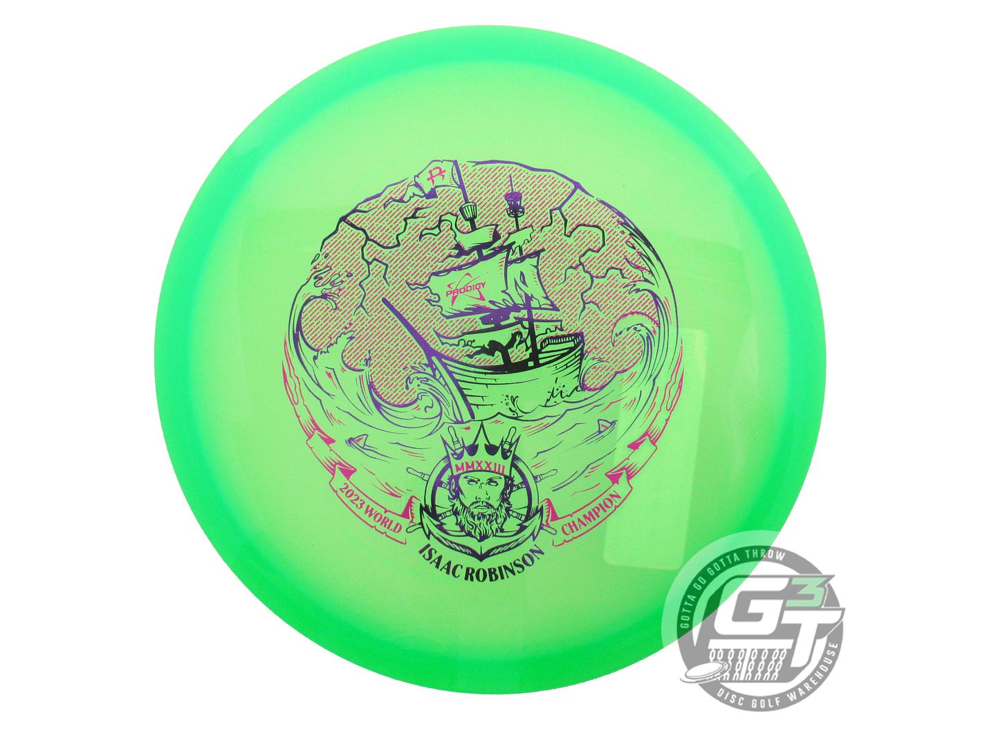 Prodigy Limited Edition Isaac Robinson 2023 PDGA World Champion Smuggler's Pursuit Stamp 400 Series Archive Midrange Golf Disc (Individually Listed)