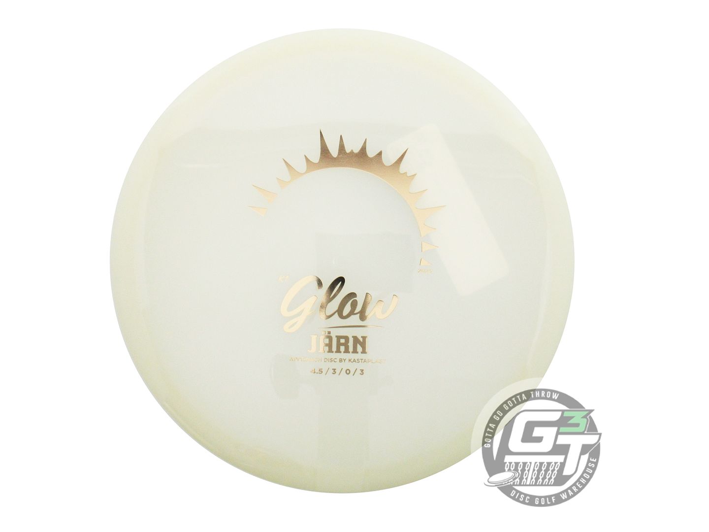 Kastaplast Glow K1 Jarn Midrange Golf Disc (Individually Listed)