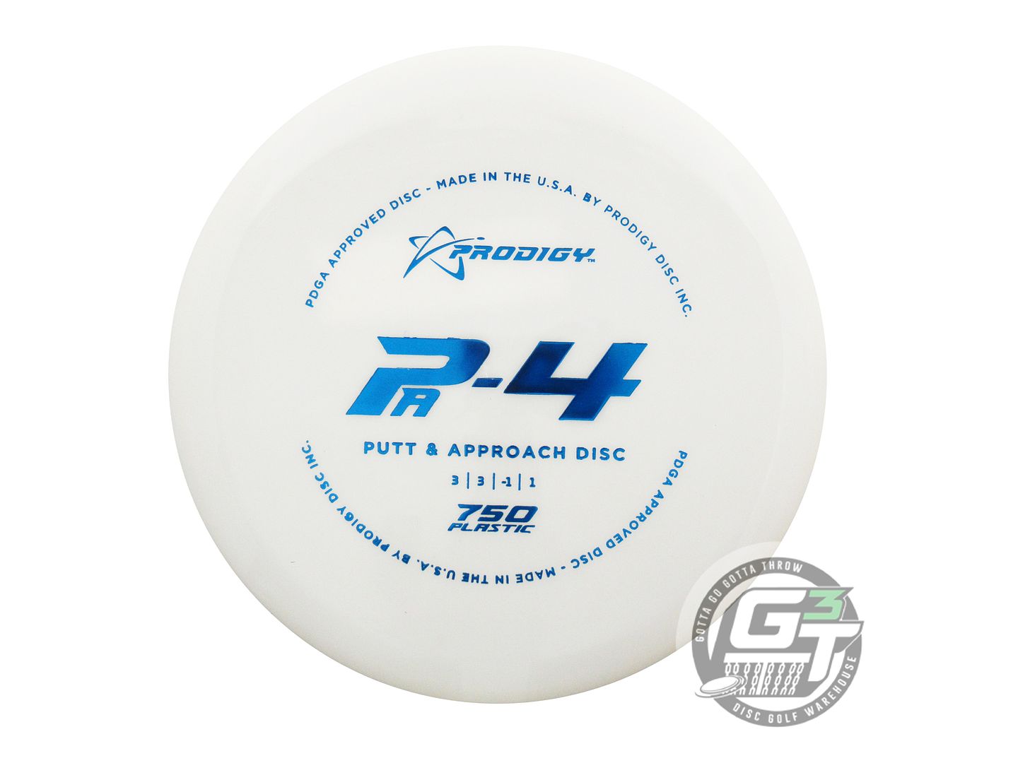 Prodigy 750 Series PA4 Putter Golf Disc (Individually Listed)