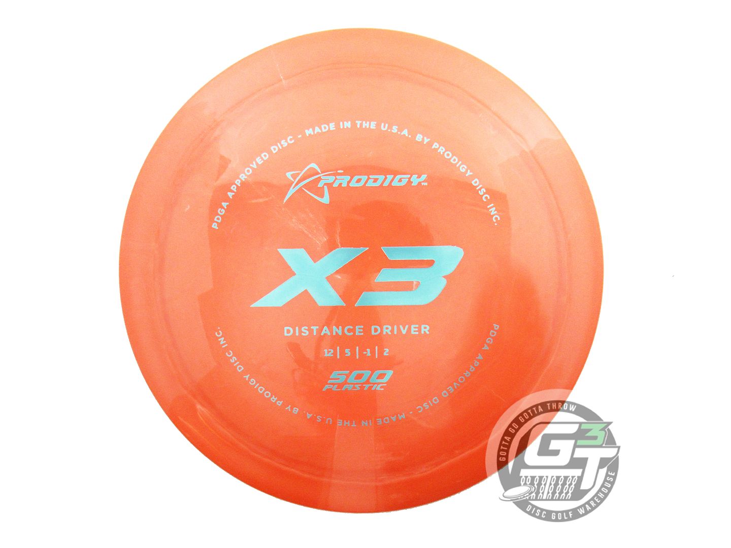 Prodigy 500 Series X3 Distance Driver Golf Disc (Individually Listed)