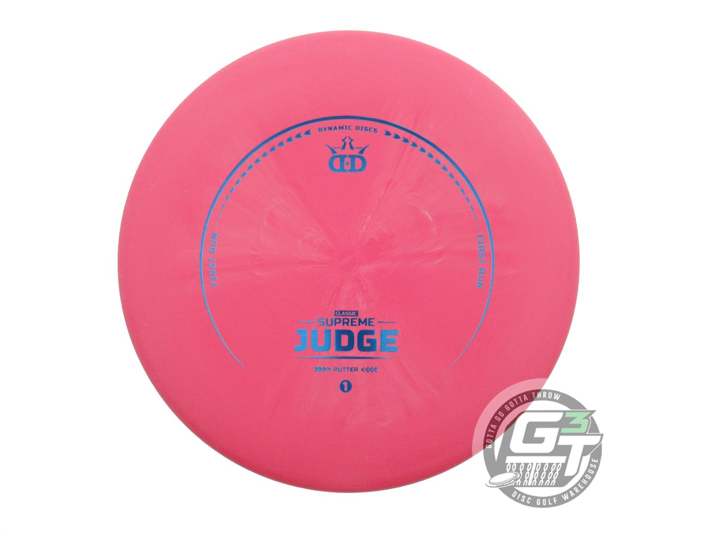Dynamic Discs First Run Classic Supreme Judge Putter Golf Disc (Individually Listed)