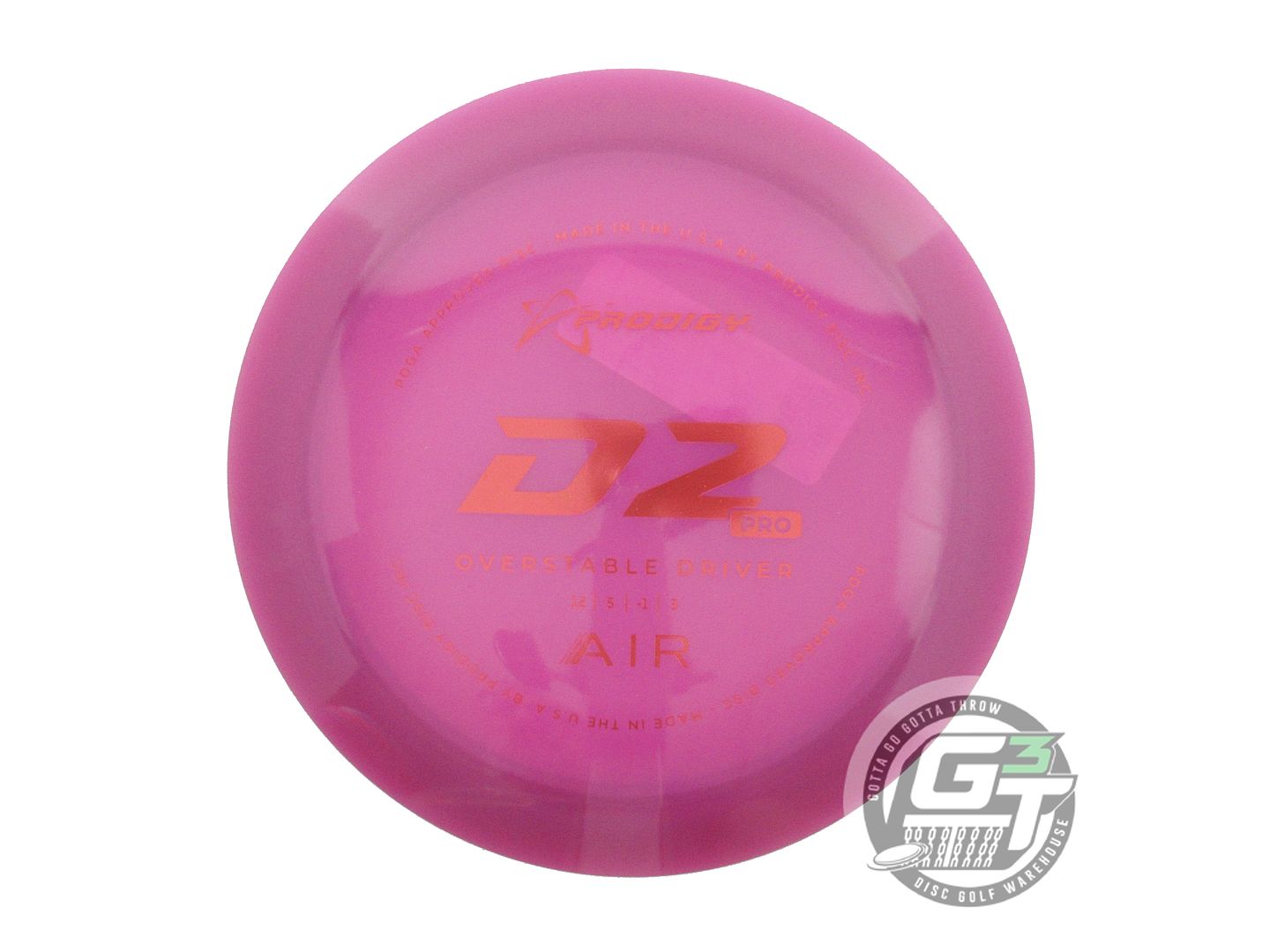 Prodigy AIR Series D2 Pro Distance Driver Golf Disc (Individually Listed)