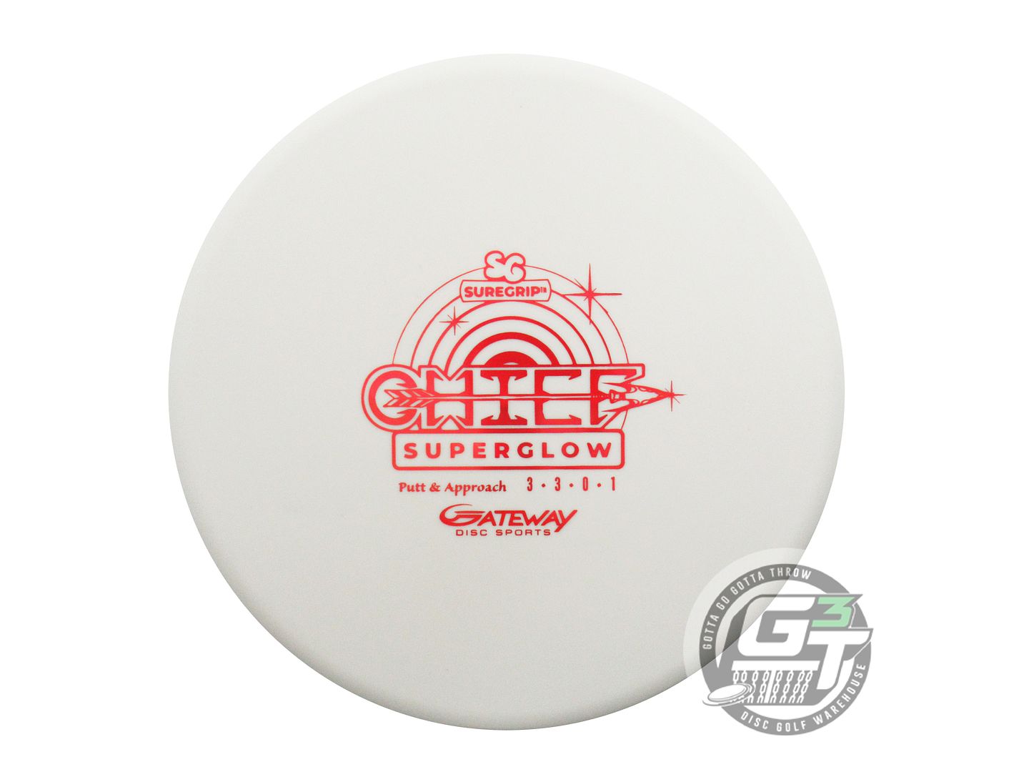 Gateway Super Glow Super Soft Chief Putter Golf Disc (Individually Listed)