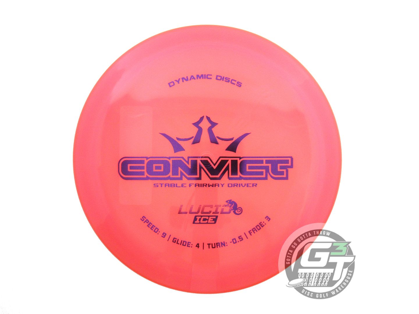 Dynamic Discs Chameleon Lucid Ice Convict Fairway Driver Golf Disc (Individually Listed)