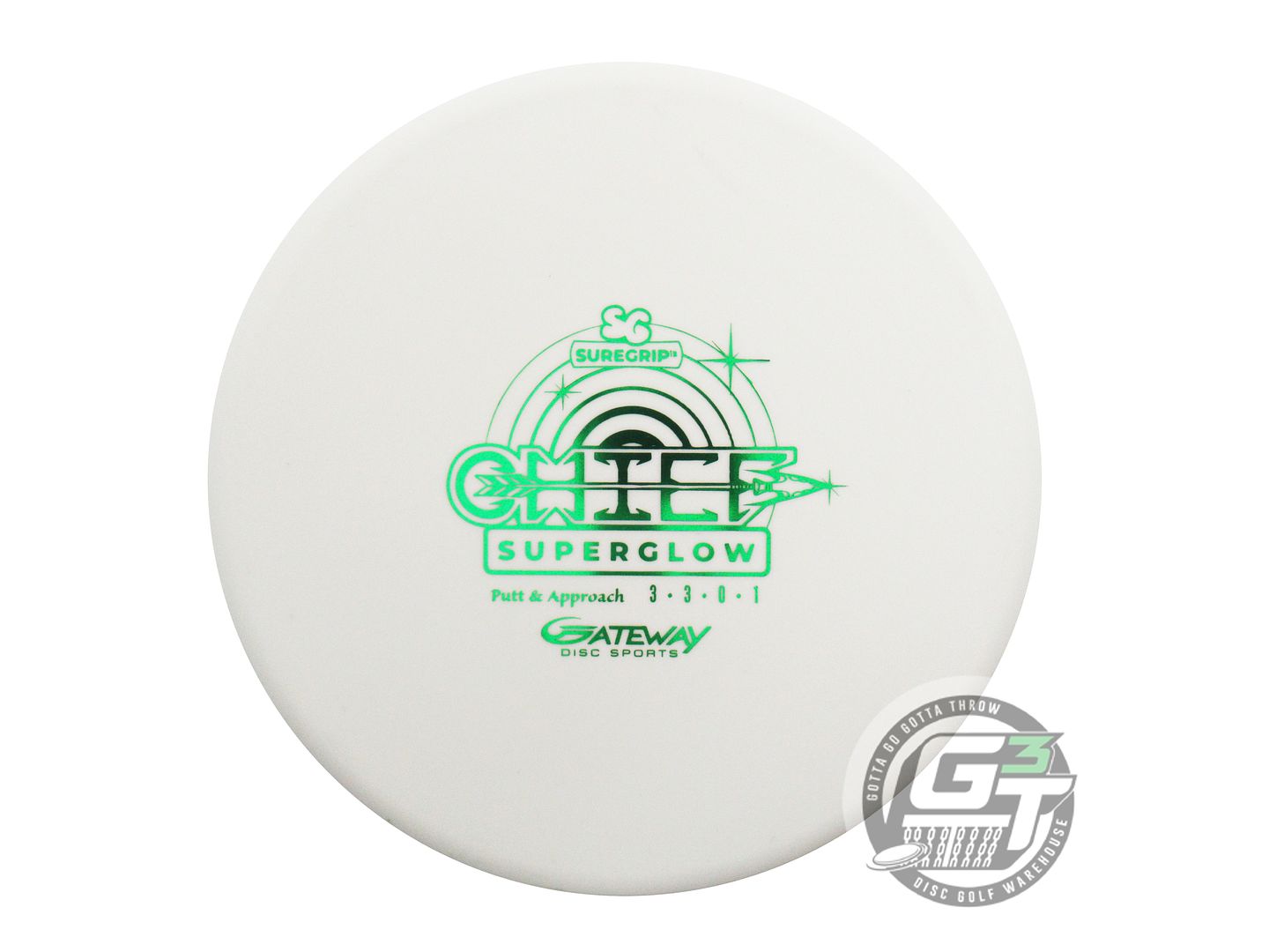 Gateway Super Glow Super Soft Chief Putter Golf Disc (Individually Listed)