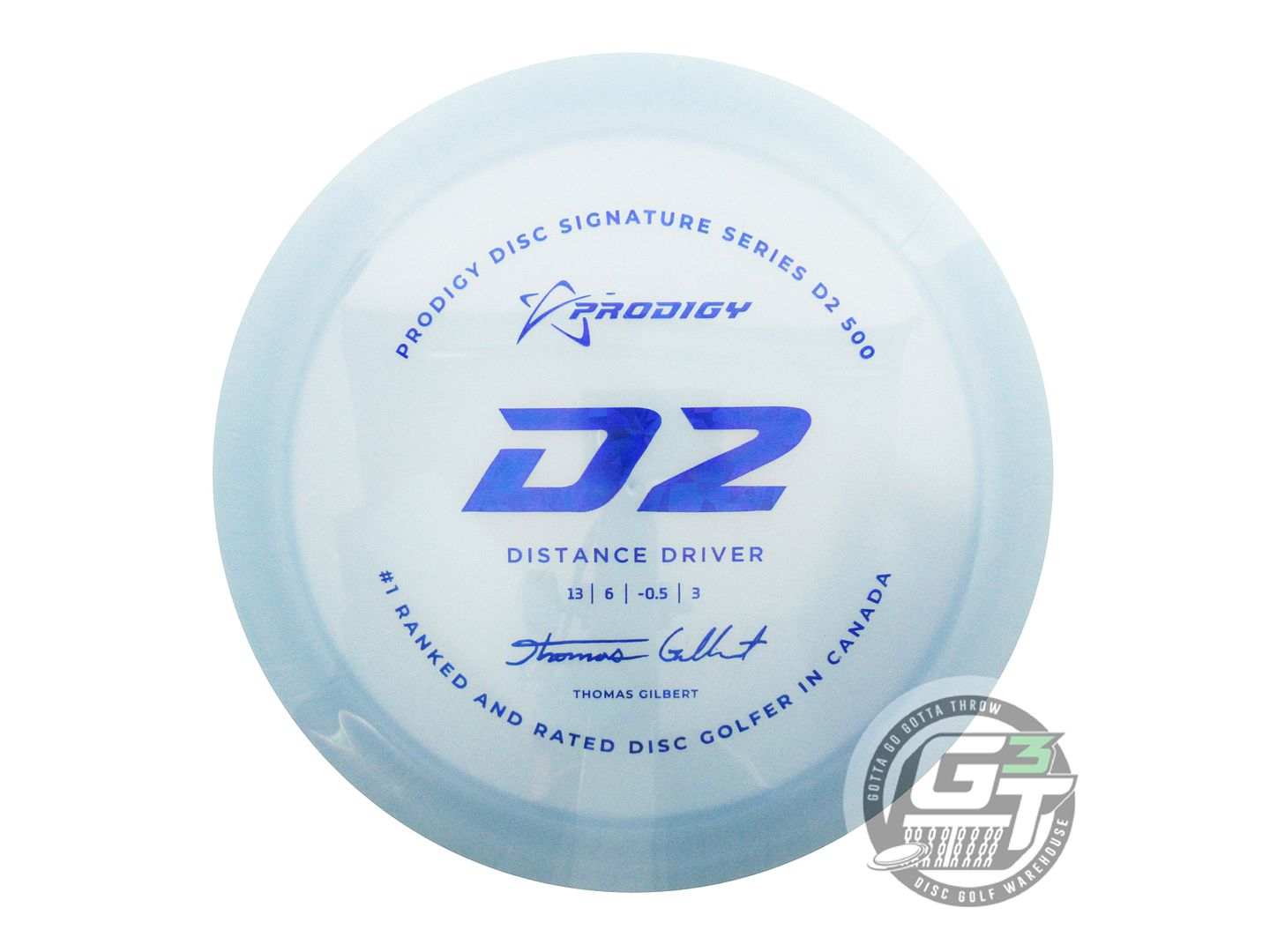 Prodigy Limited Edition 2022 Signature Series Thomas Gilbert 500 Series D2 Distance Driver Golf Disc (Individually Listed)