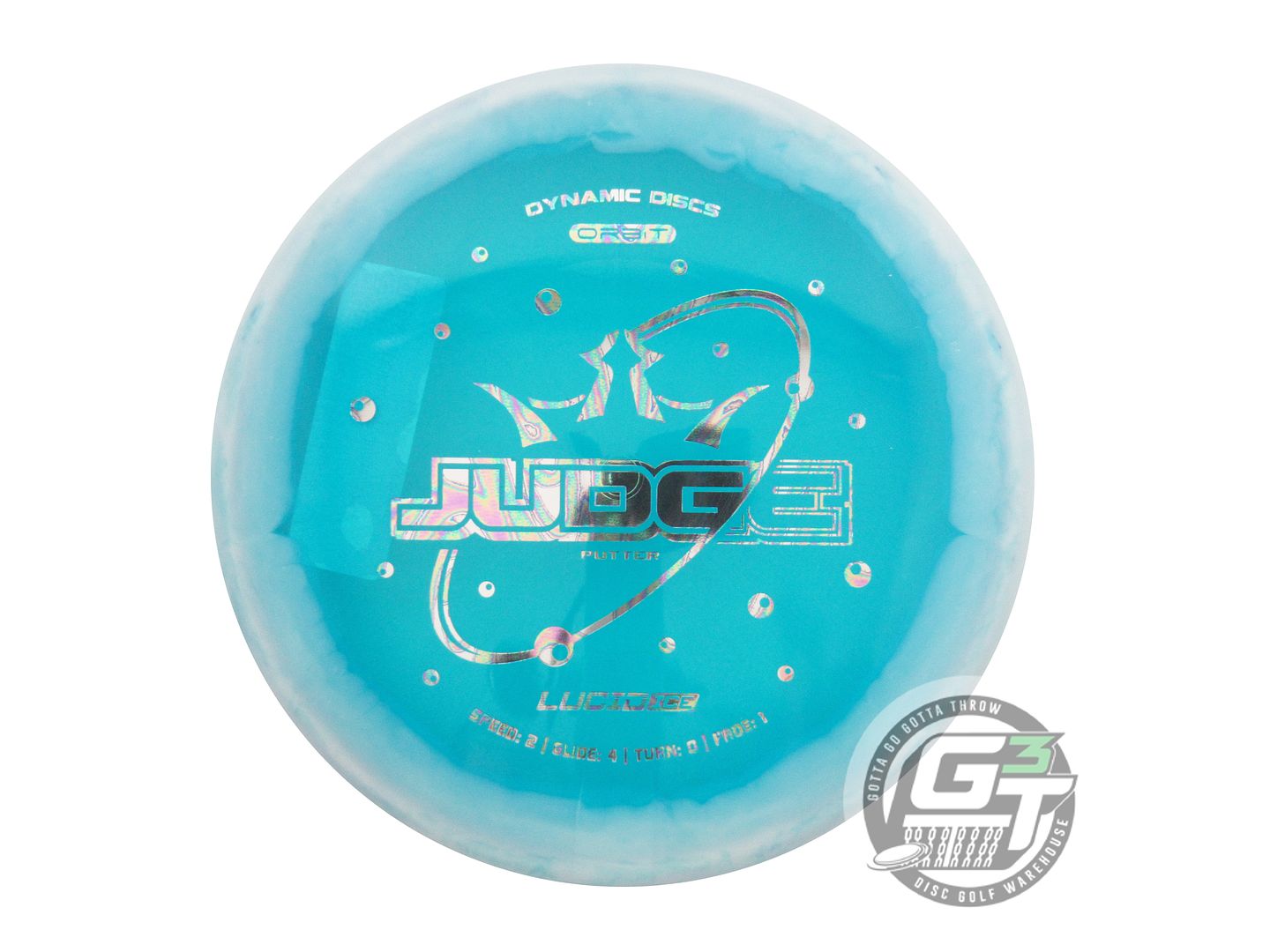 Dynamic Discs Lucid Ice Orbit Judge Putter Golf Disc (Individually Listed)