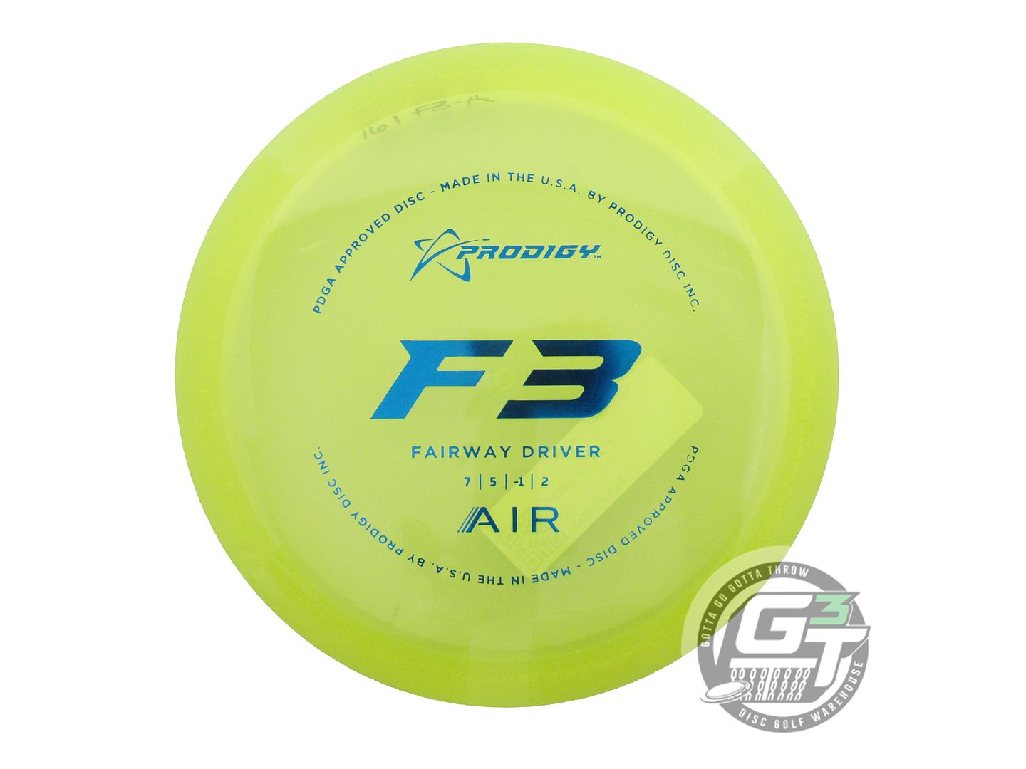 Prodigy AIR Series F3 Fairway Driver Golf Disc (Individually Listed)