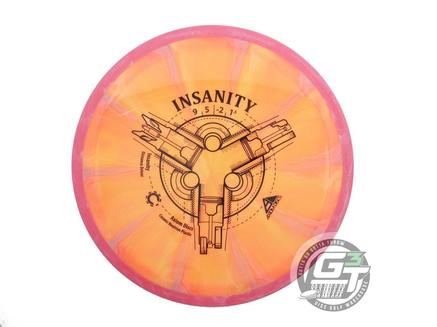 Axiom Cosmic Neutron Insanity Distance Driver Golf Disc (Individually Listed)