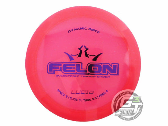 Dynamic Discs Lucid Felon Fairway Driver Golf Disc (Individually Listed)