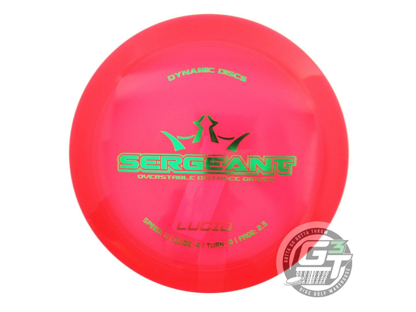 Dynamic Discs Lucid Sergeant Distance Driver Golf Disc (Individually Listed)