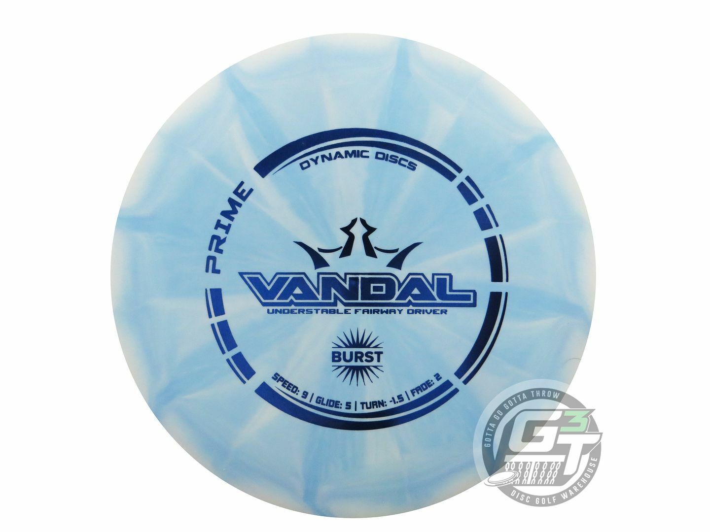 Dynamic Discs Prime Burst Vandal Fairway Driver Golf Disc (Individually Listed)