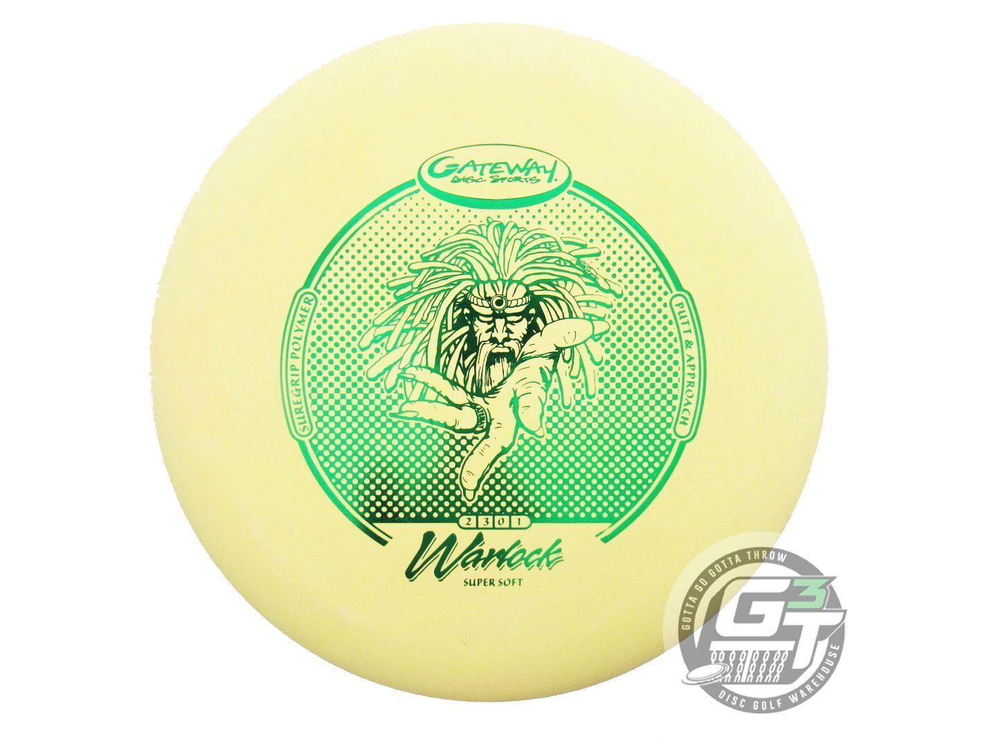Gateway Sure Grip Super Soft Warlock Putter Golf Disc (Individually Listed)