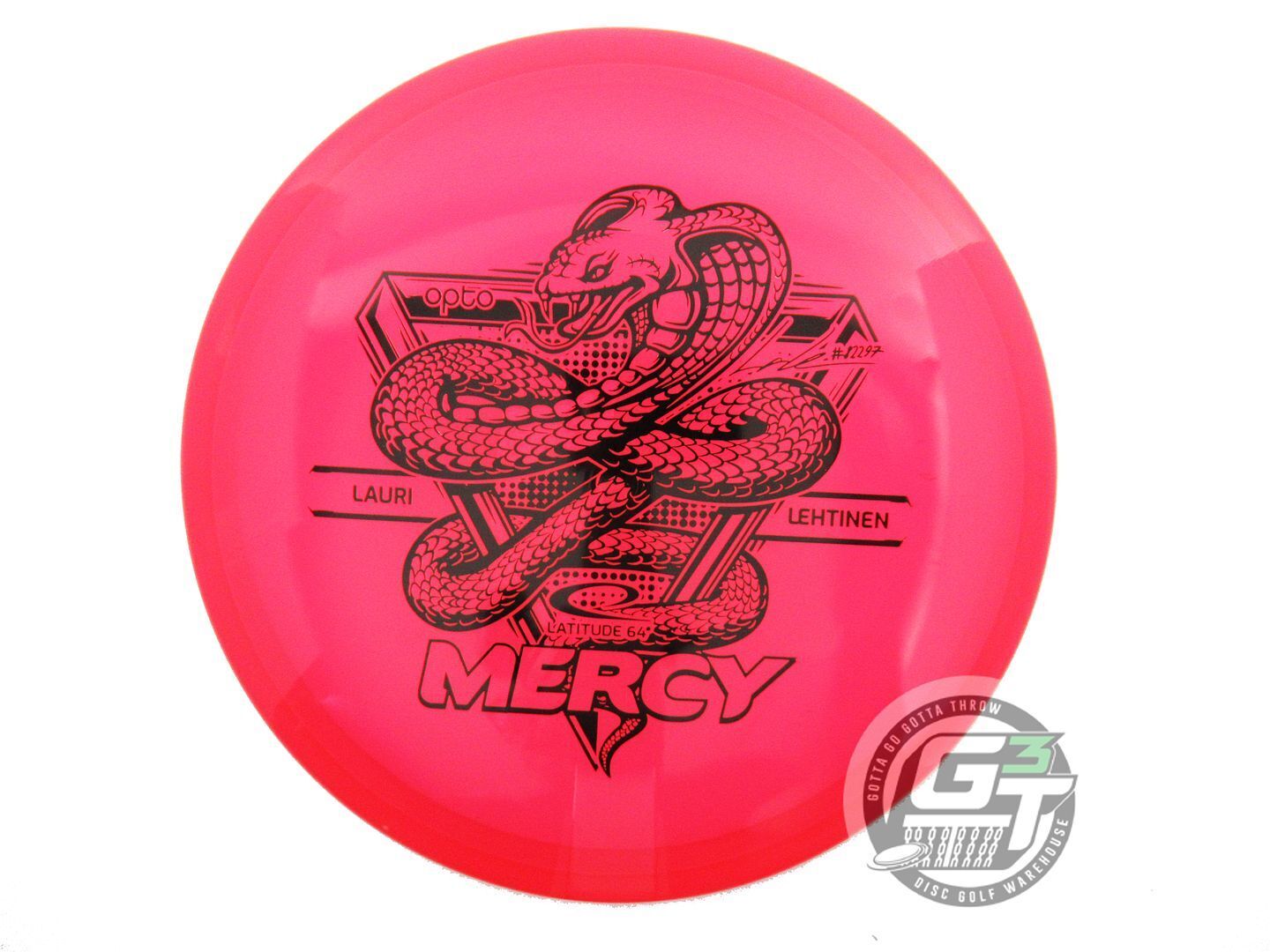 Latitude 64 Limited Edition 2022 Team Series Lauri Lehtinen Opto Line Mercy Putter Golf Disc (Individually Listed)