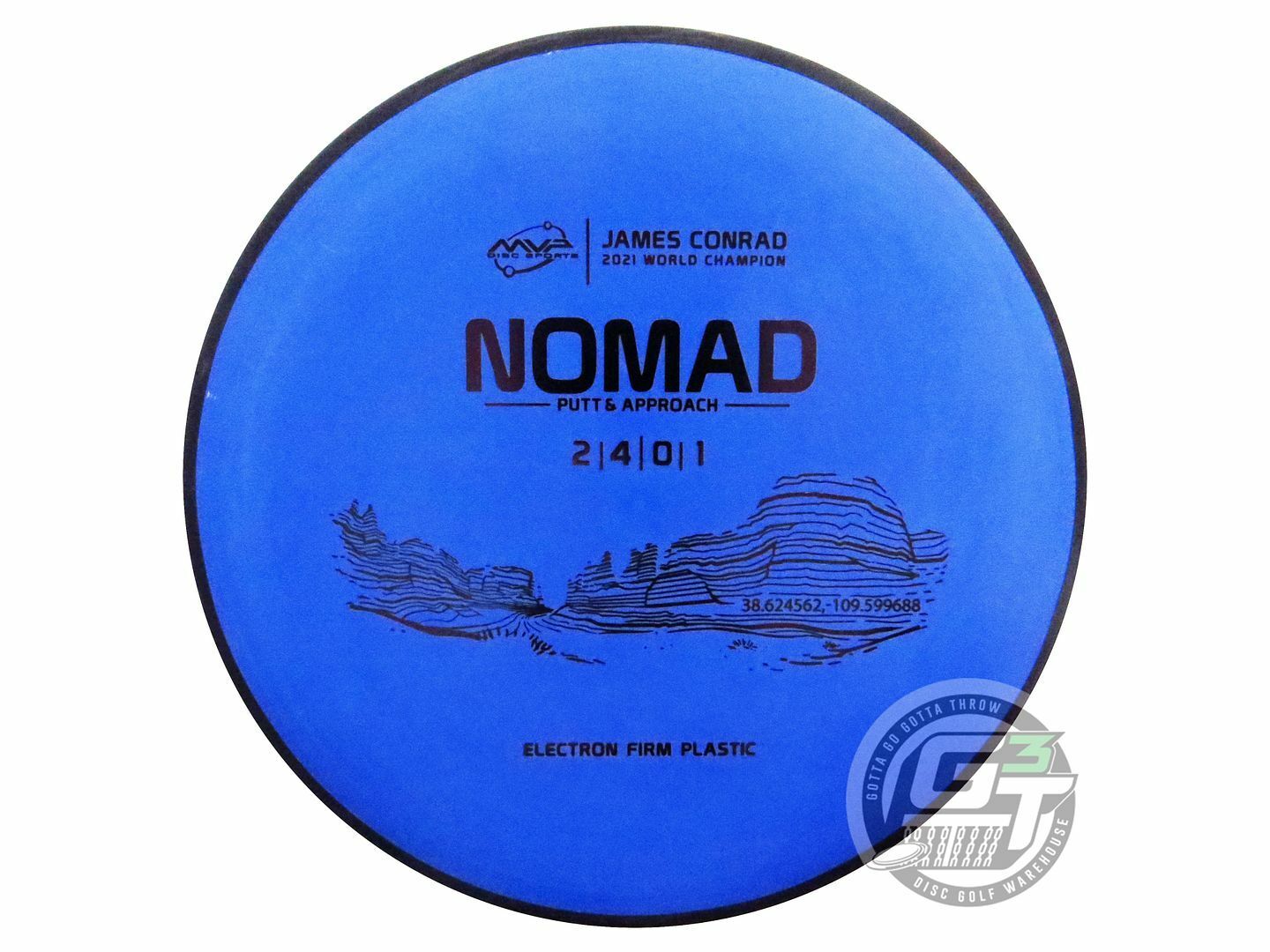 MVP Electron Firm Nomad [James Conrad 1X] Putter Golf Disc (Individually Listed)