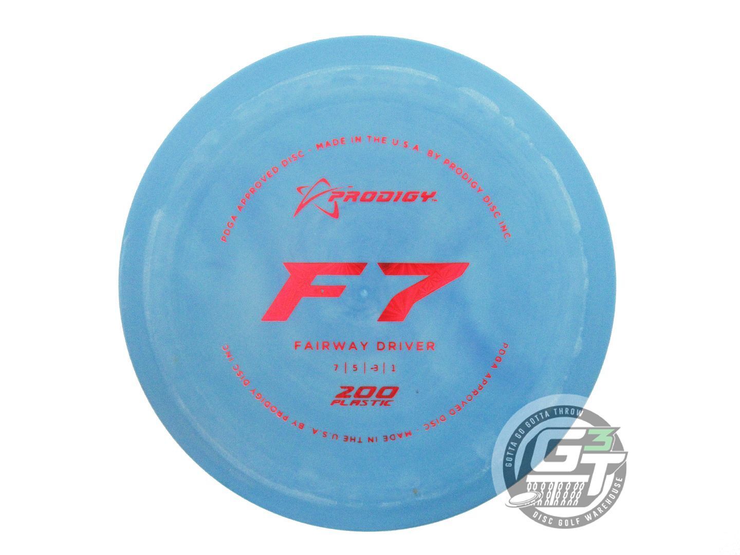 Prodigy 200 Series F7 Fairway Driver Golf Disc (Individually Listed)