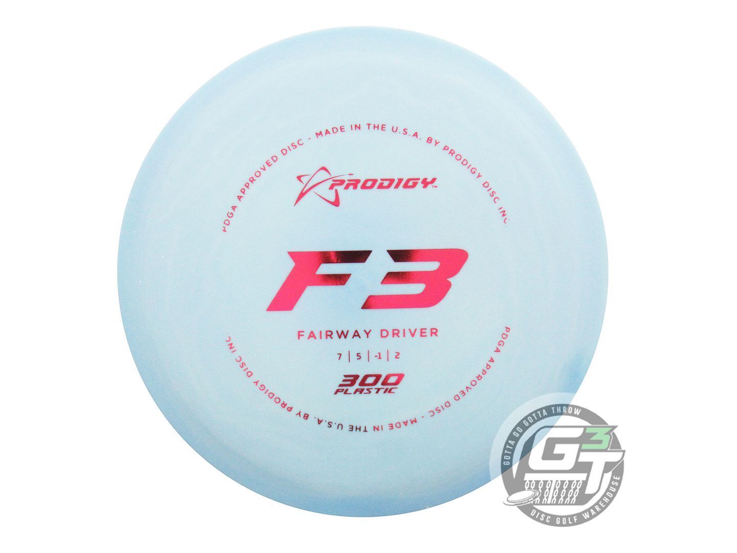 Prodigy 300 Series F3 Fairway Driver Golf Disc (Individually Listed)
