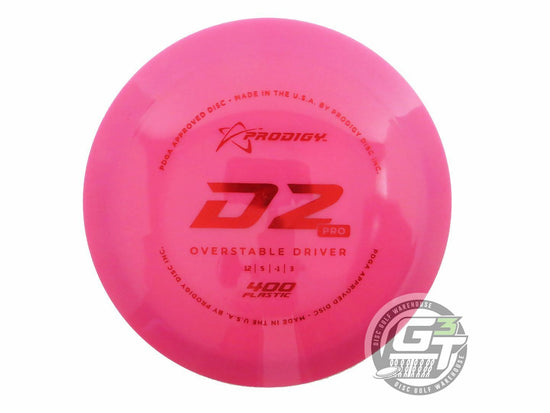 Prodigy 400 Series D2 Pro Distance Driver Golf Disc (Individually Listed)