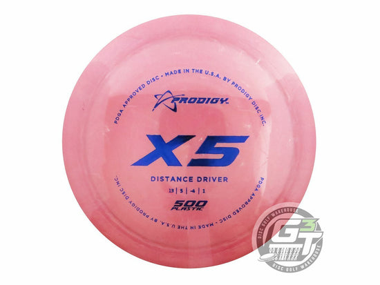 Prodigy 500 Series X5 Distance Driver Golf Disc (Individually Listed)