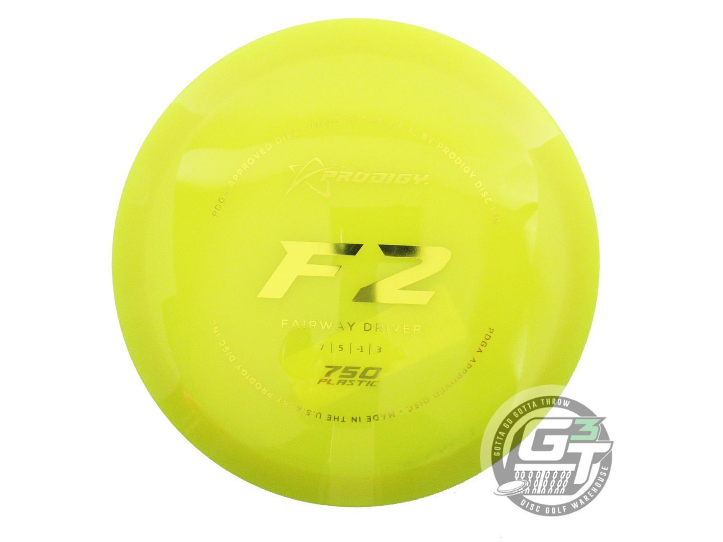 Prodigy 750 Series F2 Fairway Driver Golf Disc (Individually Listed)