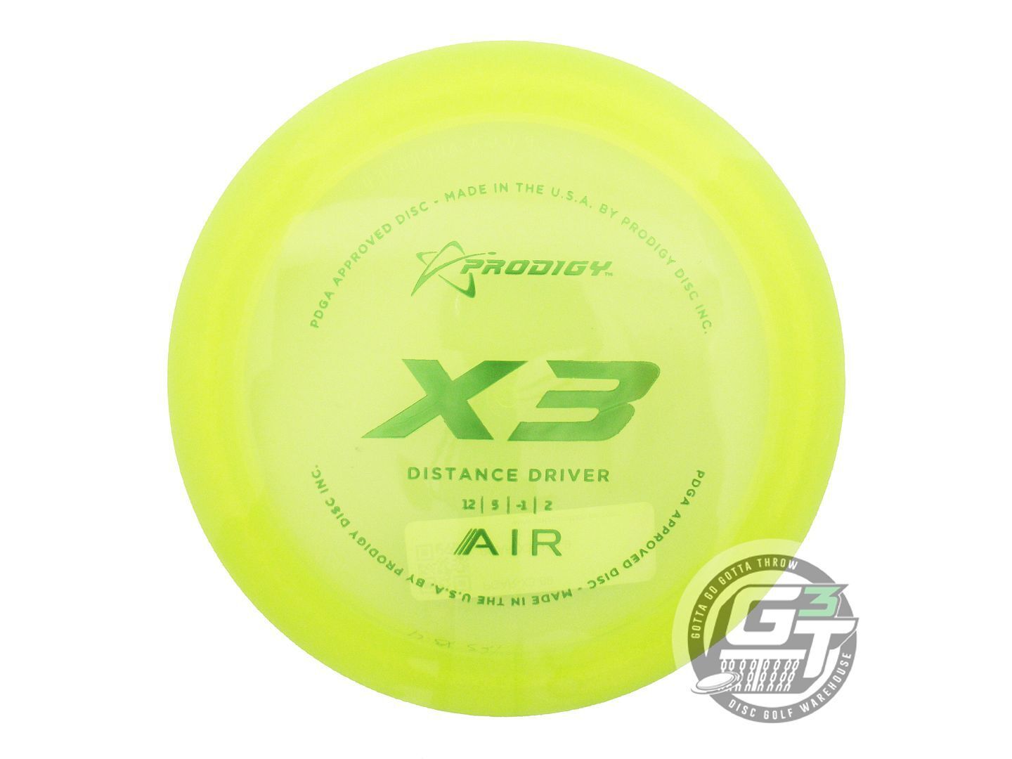 Prodigy AIR Series X3 Distance Driver Golf Disc (Individually Listed)