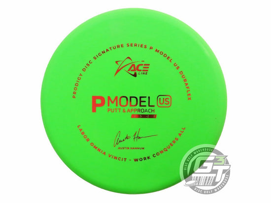 Prodigy Limited Edition 2022 Signature Series Austin Hannum Ace Line DuraFlex P Model US Putter Golf Disc (Individually Listed)