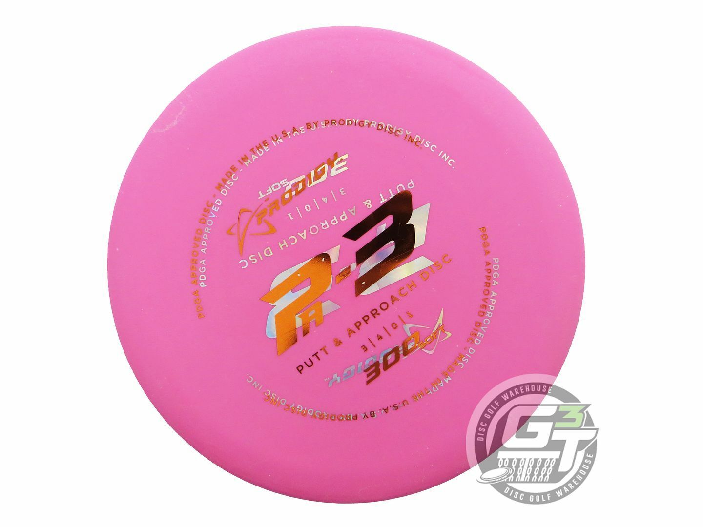Prodigy Factory Second 300 Soft Series PA3 Putter Golf Disc (Individually Listed)