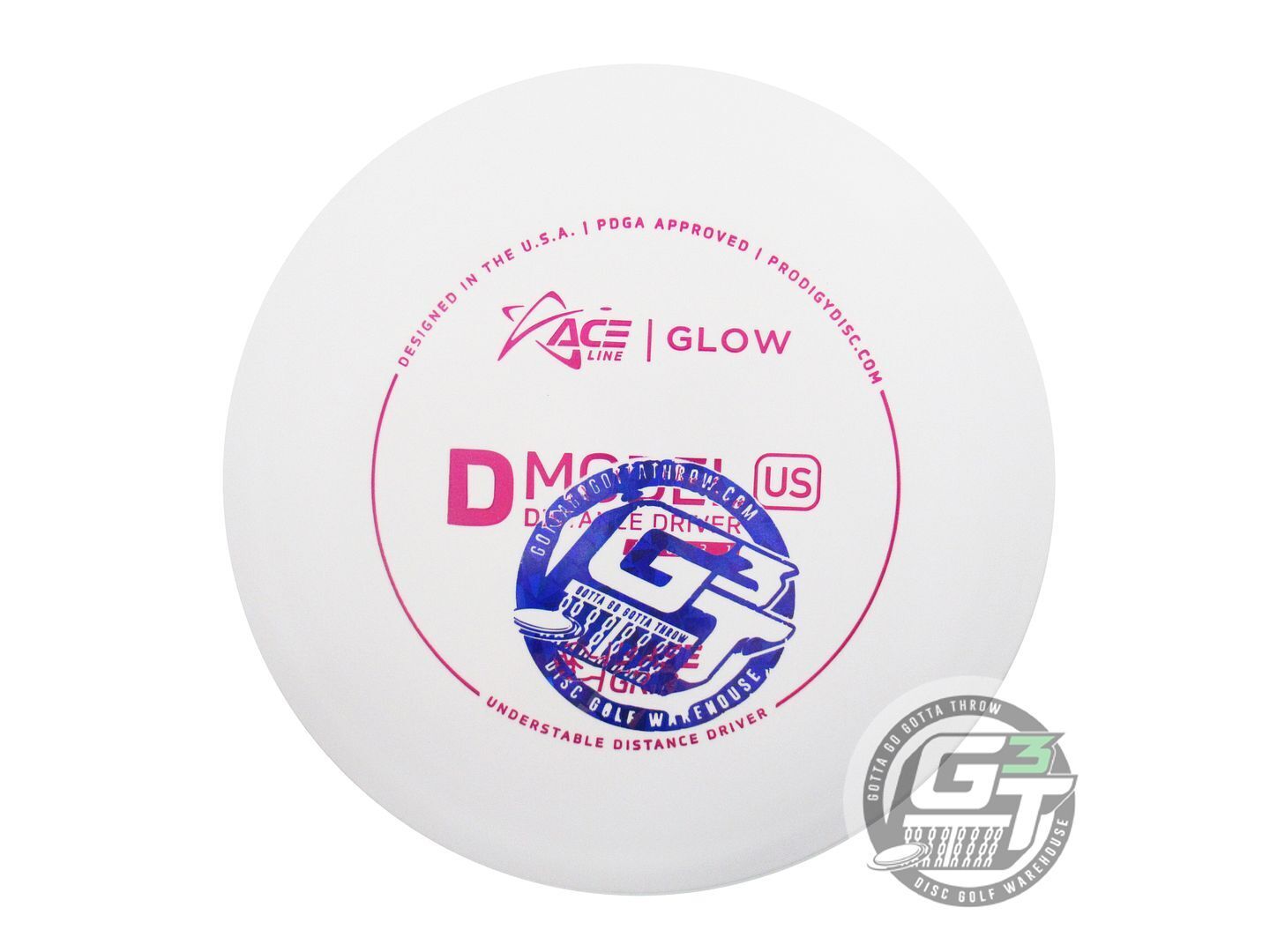 Prodigy Factory Second Ace Line Glow Base Grip D Model US Distance Driver Golf Disc (Individually Listed)