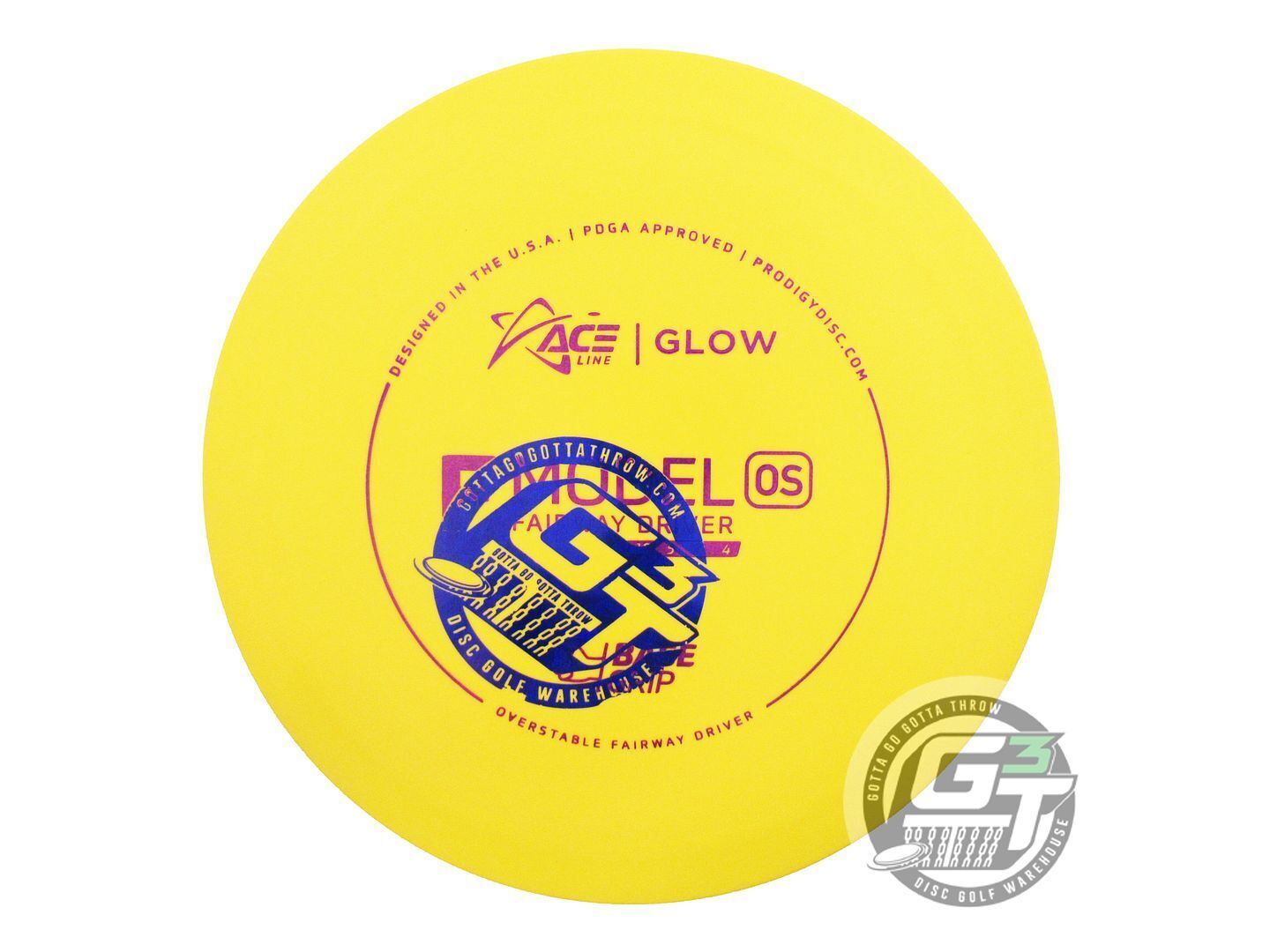 Prodigy Factory Second Ace Line Glow Base Grip F Model OS Fairway Driver Golf Disc (Individually Listed)