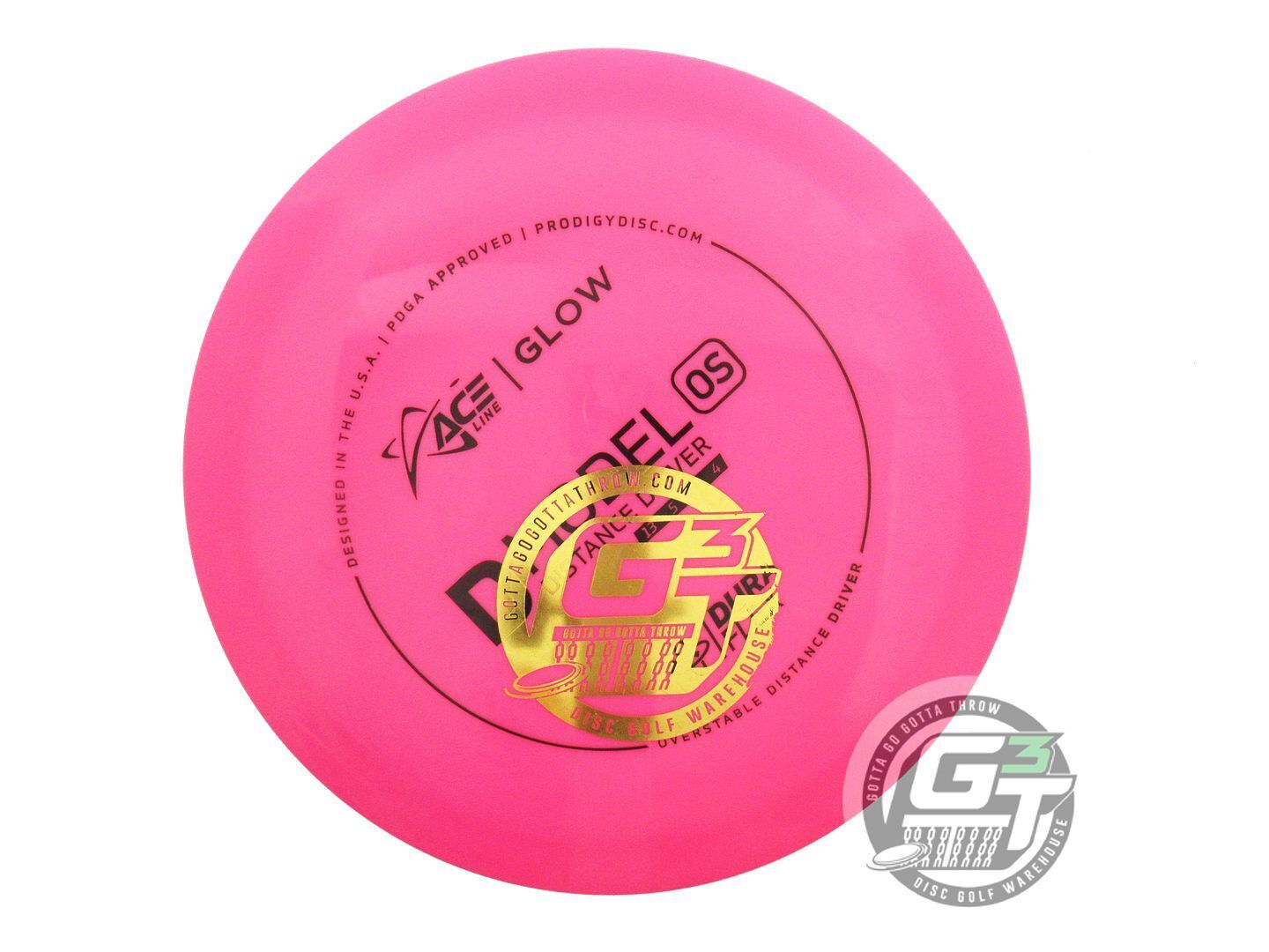 Prodigy Factory Second Ace Line Glow DuraFlex D Model OS Distance Driver Golf Disc (Individually Listed)