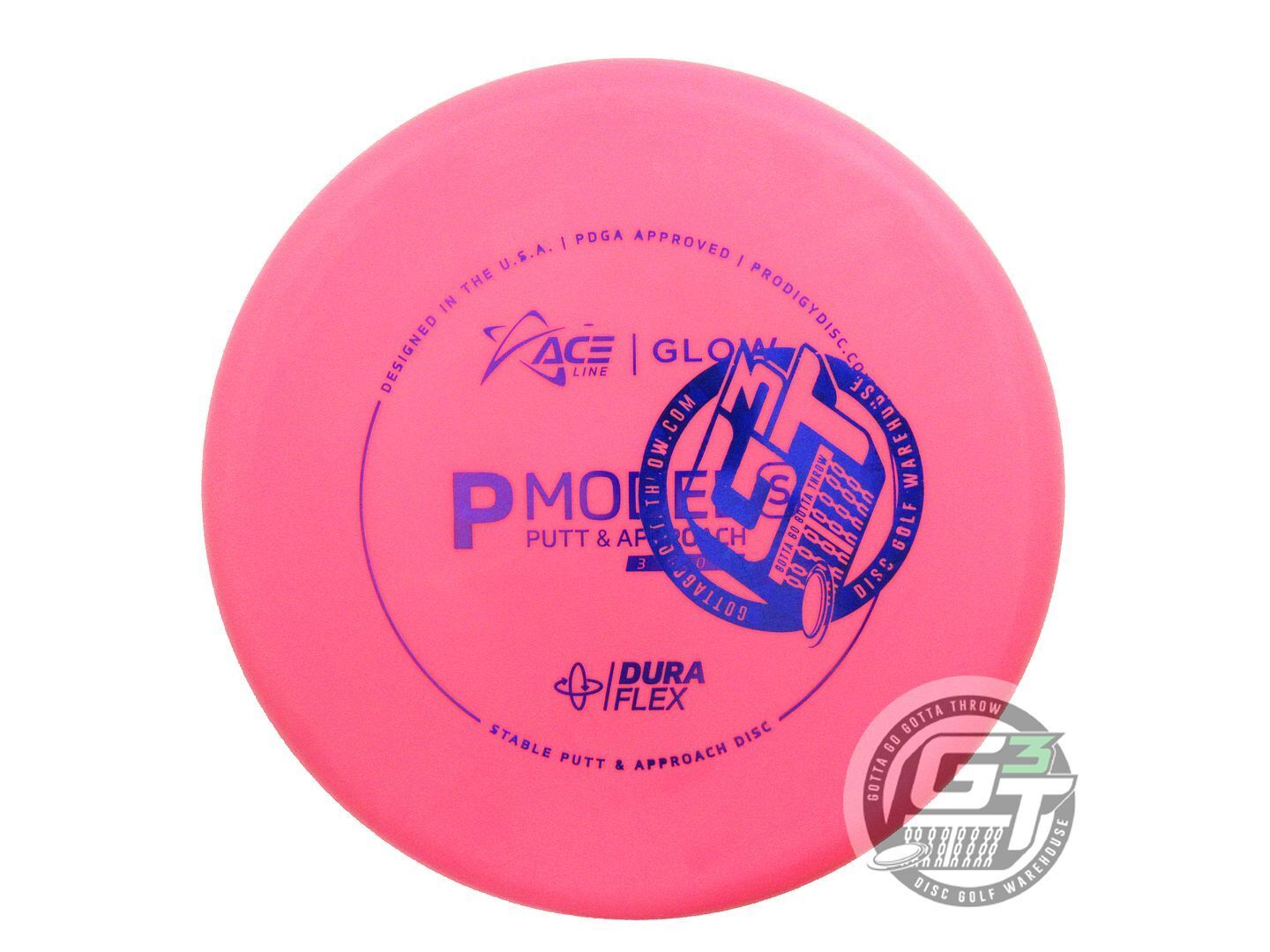 Prodigy Factory Second Ace Line Glow DuraFlex P Model S Putter Golf Disc (Individually Listed)
