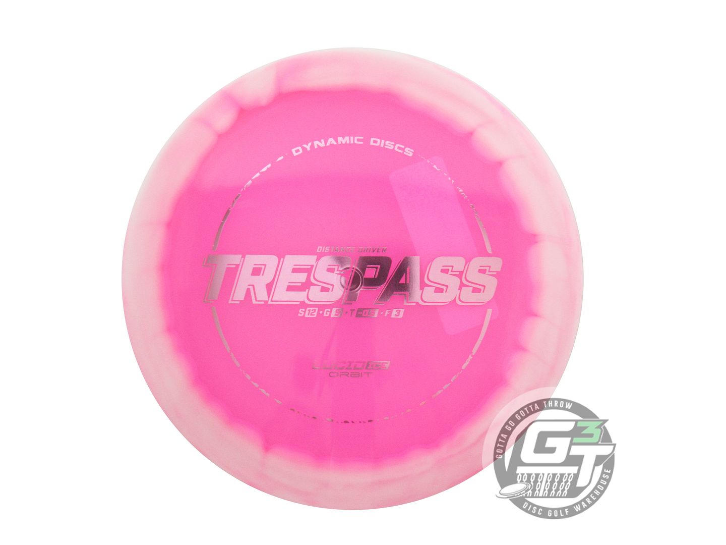 Dynamic Discs Lucid Ice Orbit Trespass Distance Driver Golf Disc (Individually Listed)