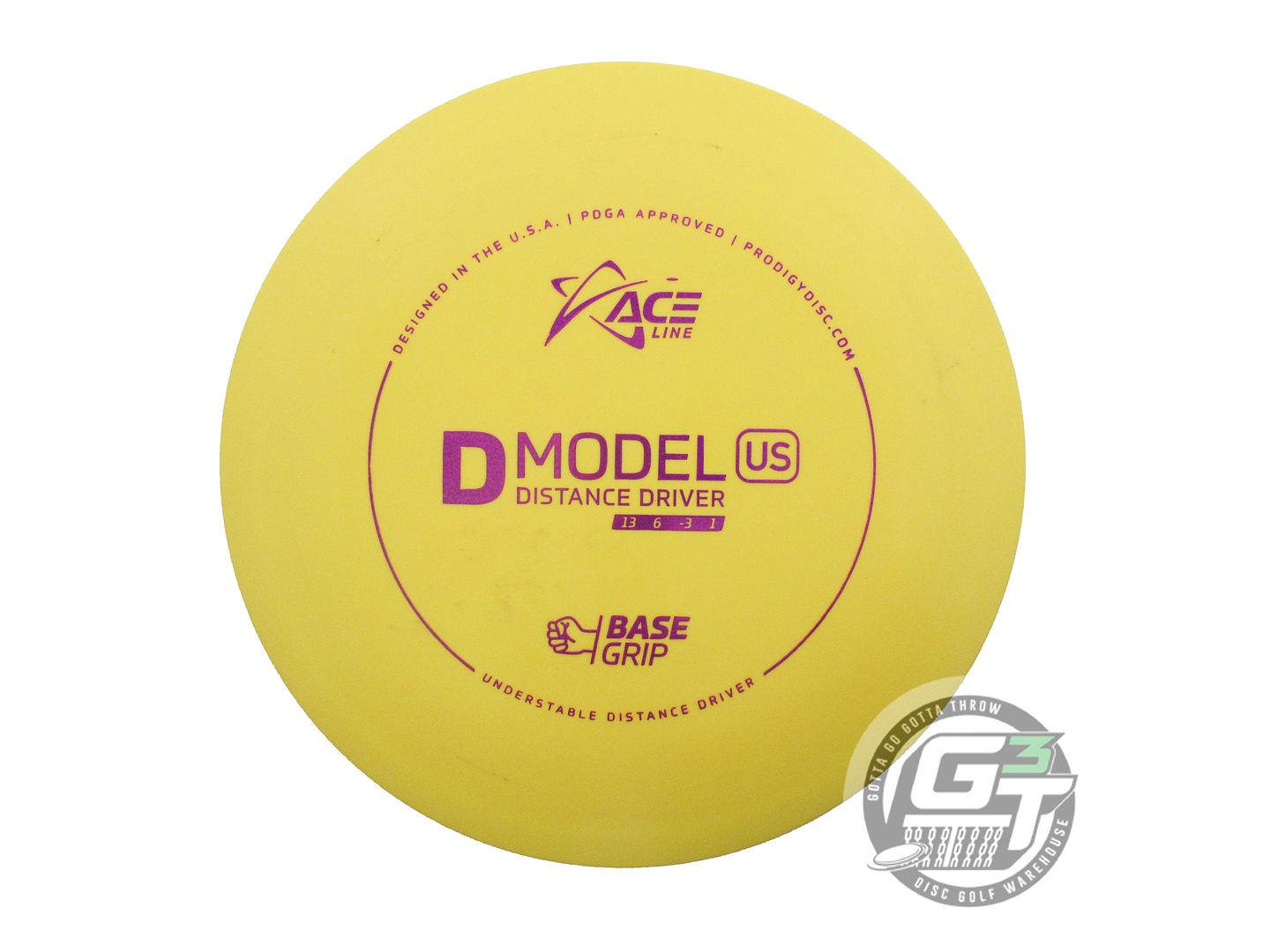 Prodigy Ace Line Base Grip D Model US Distance Driver Golf Disc (Individually Listed)