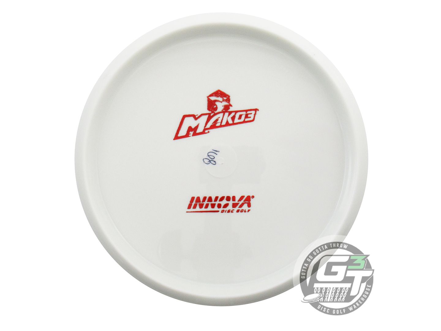 Innova White Bottom Stamp Star Mako3 Midrange Golf Disc (Individually Listed)