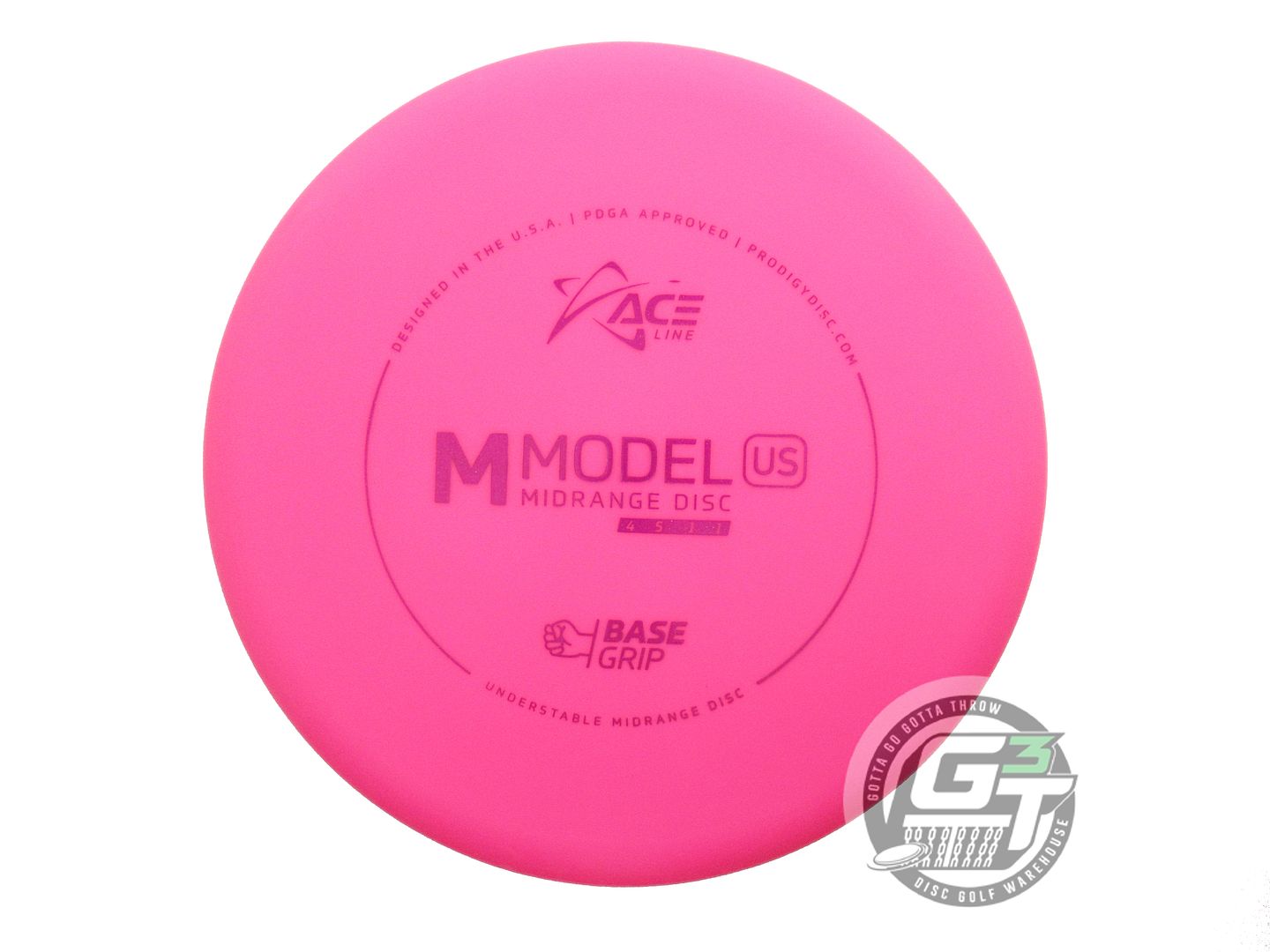 Prodigy Ace Line Base Grip M Model US Golf Disc (Individually Listed)