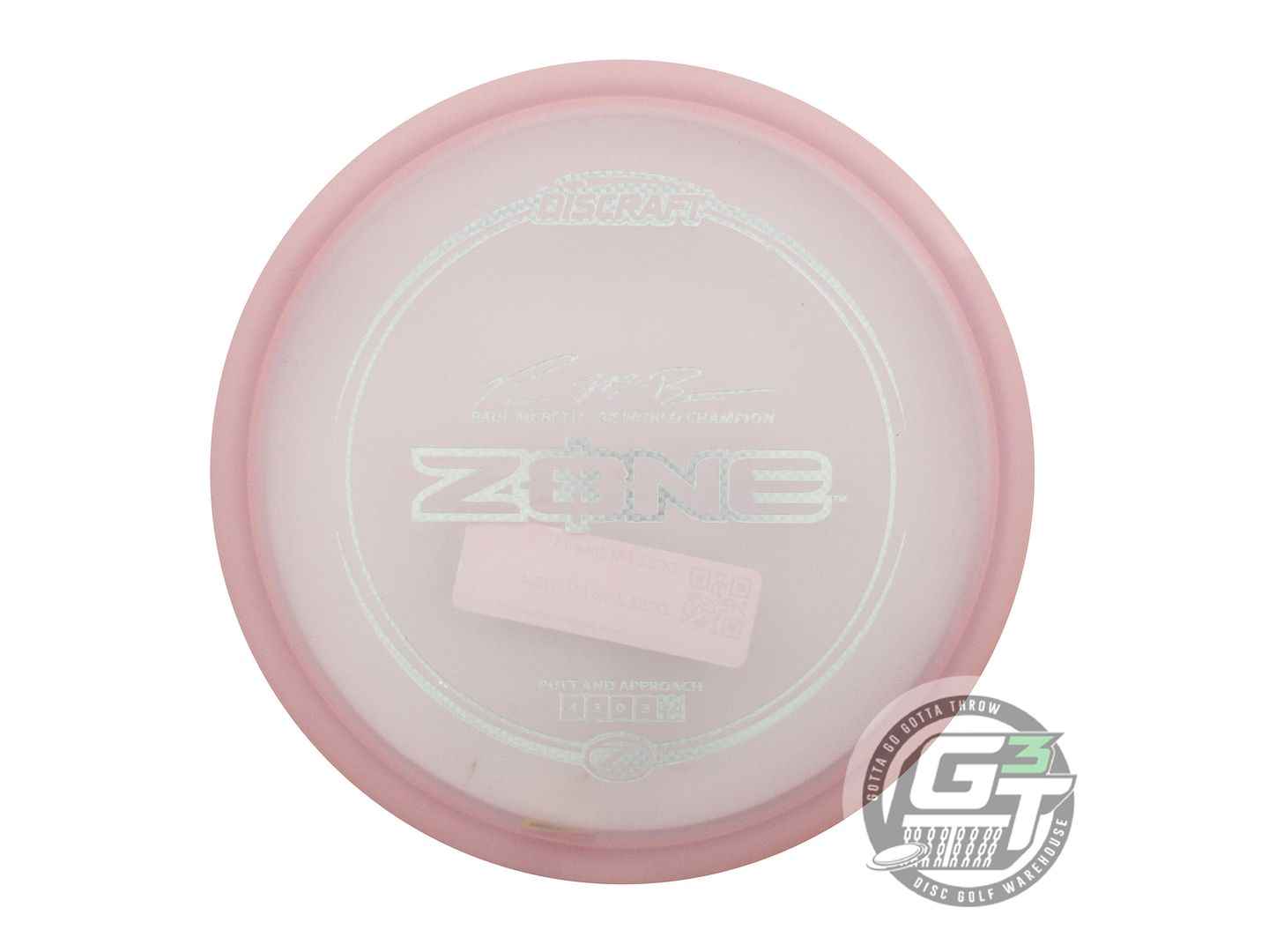 Discraft Elite Z Zone [Paul McBeth 5X] Putter Golf Disc (Individually Listed)