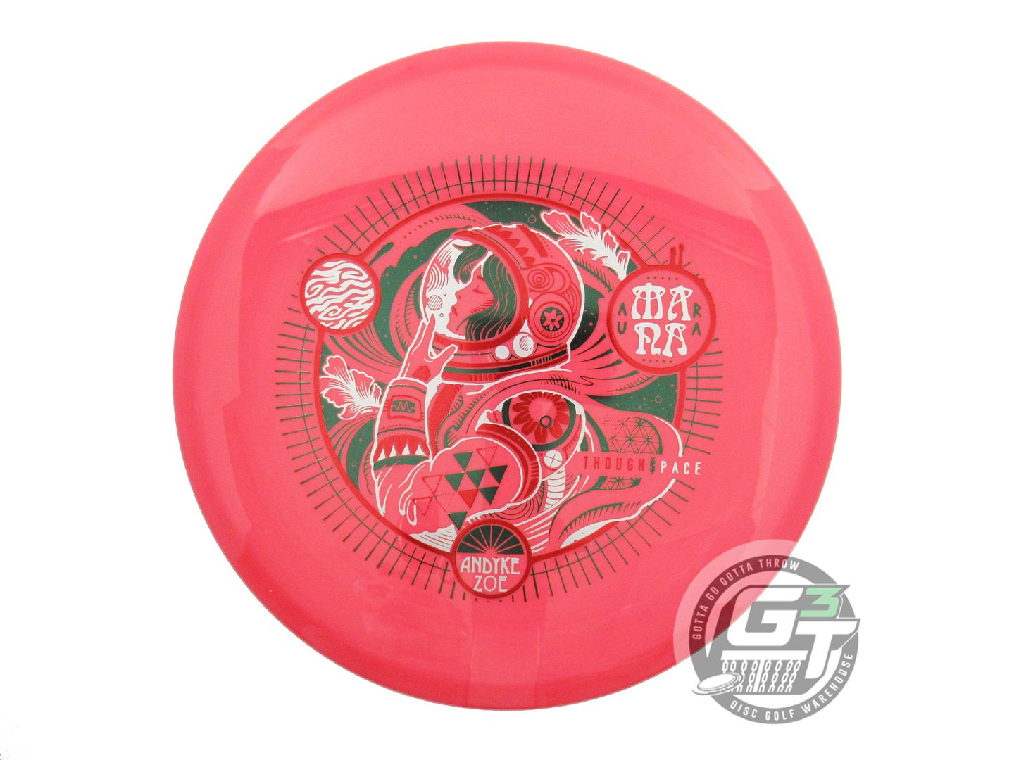 Thought Space Athletics Limited Edition 2024 Signature Series Zoe Andyke Aura Mana Midrange Golf Disc (Individually Listed)