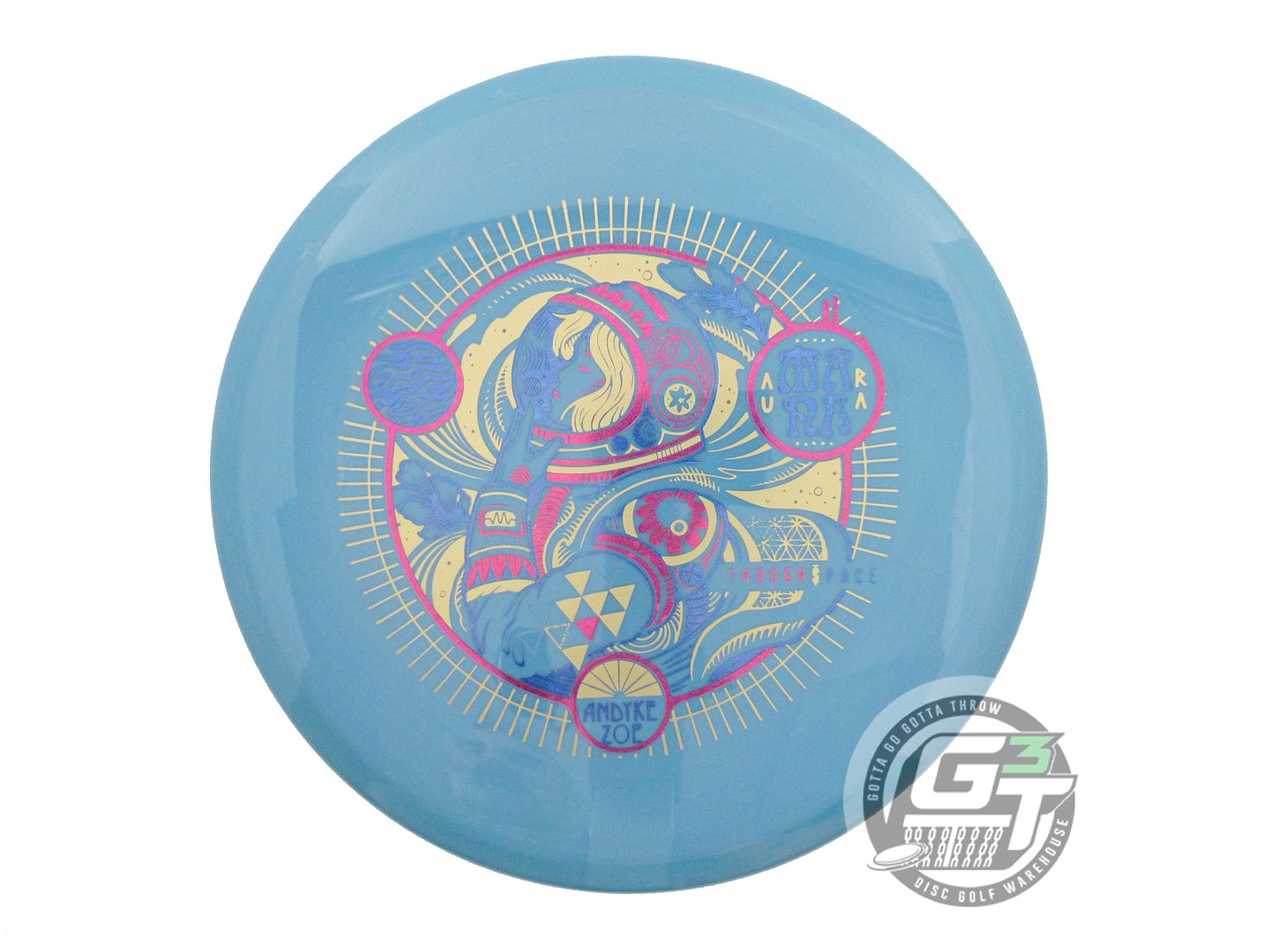 Thought Space Athletics Limited Edition 2024 Signature Series Zoe Andyke Aura Mana Midrange Golf Disc (Individually Listed)