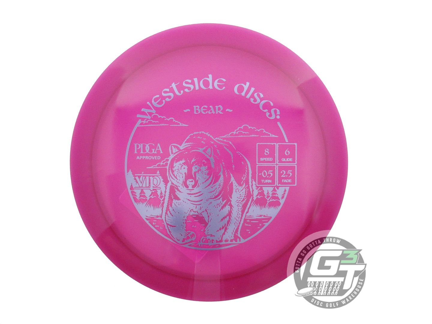 Westside VIP Bear Fairway Driver Golf Disc (Individually Listed)