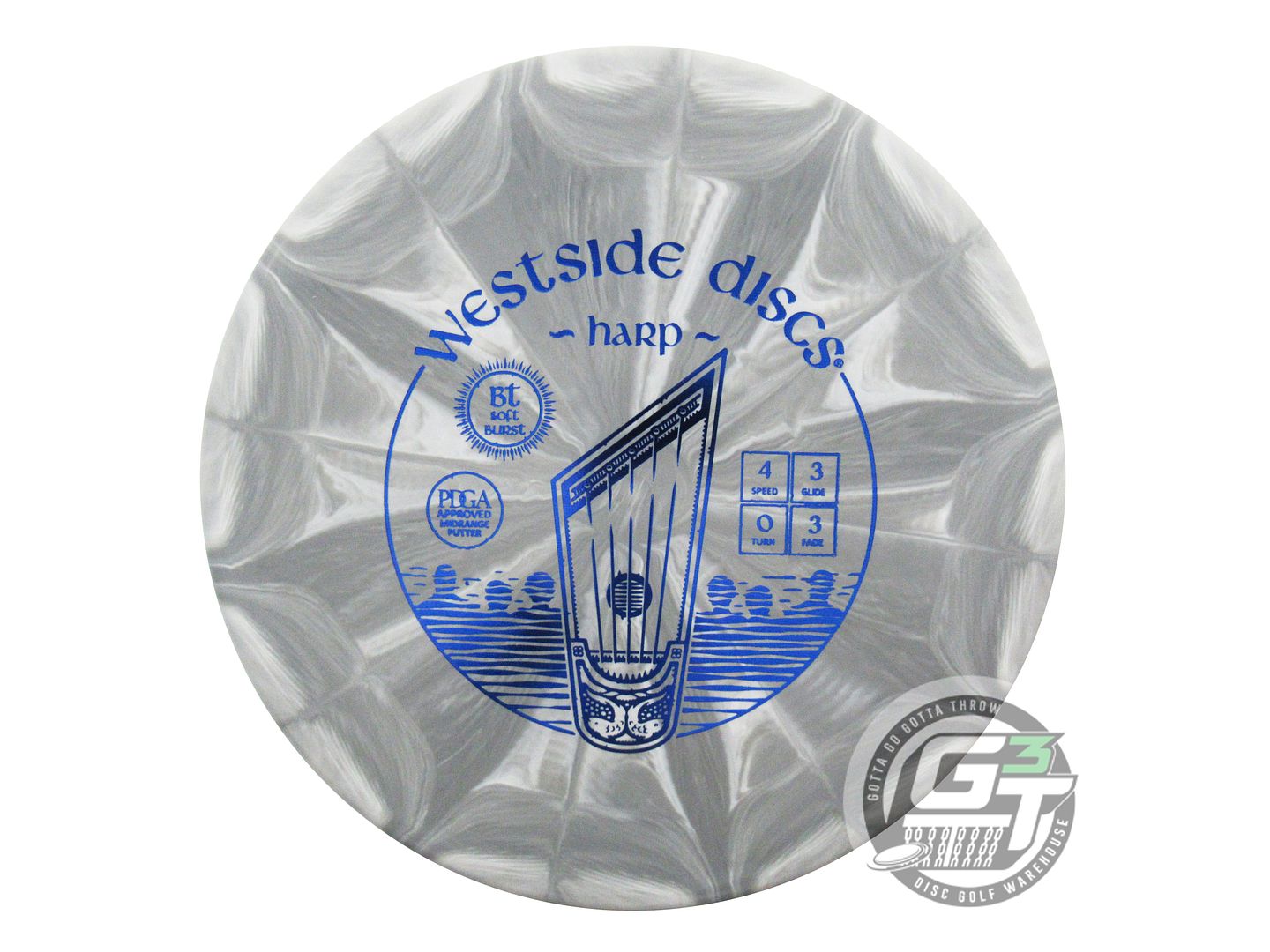 Westside BT Soft Burst Harp Putter Golf Disc (Individually Listed)